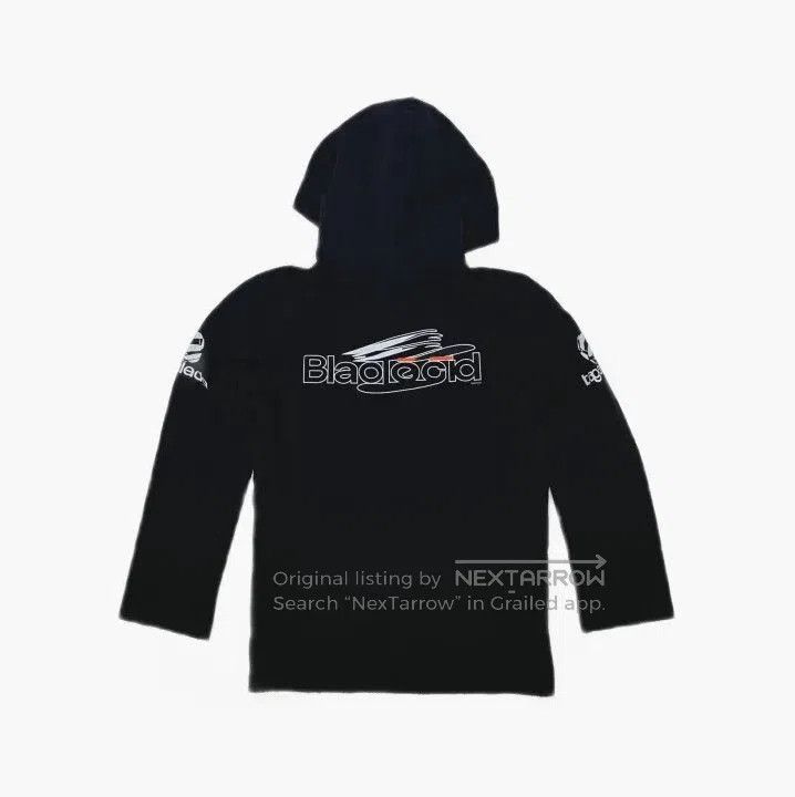 Balenciaga Balenciaga Black Logo Hooded Sweatshirt for Men. Size US L / EU 52-54 / 3 - 3 Thumbnail