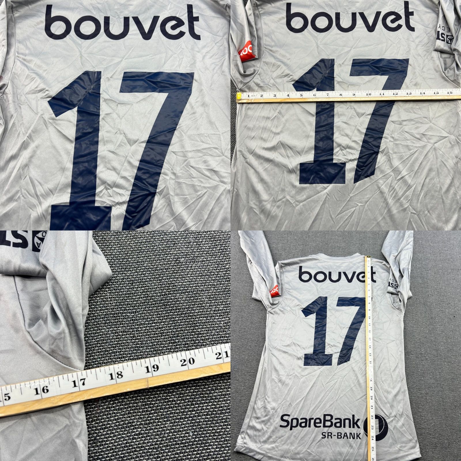 Diadora Diadora Viking FK Football Jersey Mens Small Gray Long Sleeve Shirt Sport Size US S / EU 44-46 / 1 - 9 Thumbnail