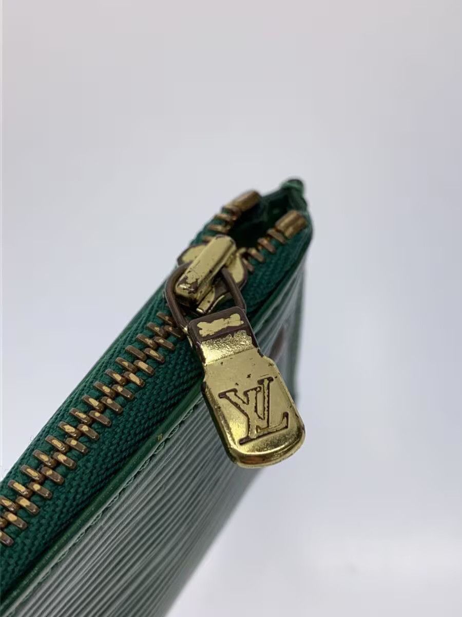 Louis Vuitton Louis Vuitton Epi Pochette Cre Leather Green Size ONE SIZE - 5 Thumbnail