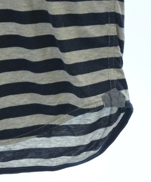Comme des Garcons Homme T-Shirts Stripe Short Sleeve Round Neck Gray x Navy Size US L / EU 52-54 / 3 - 5 Thumbnail