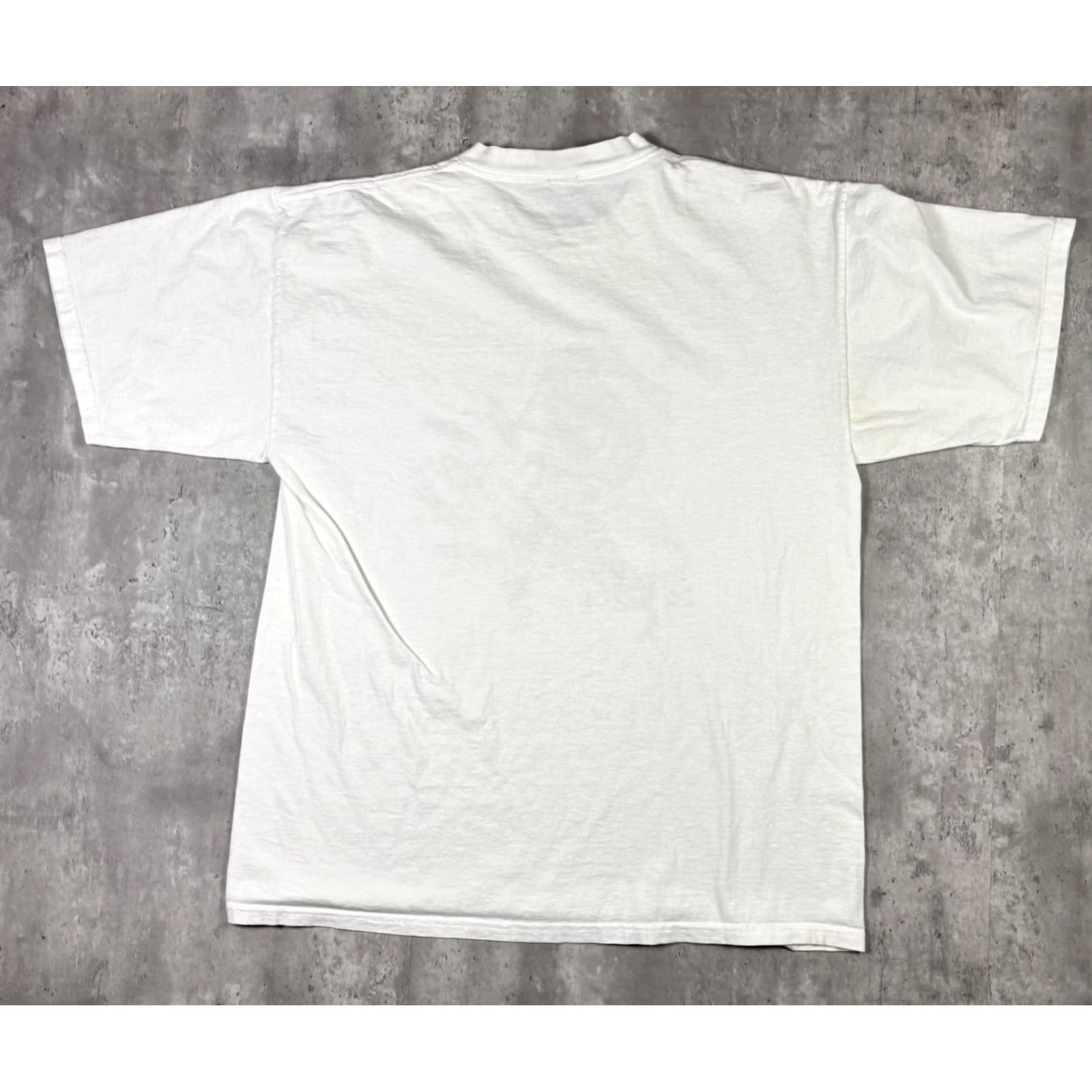 Vintage VINTAGE Diamond Dust Elvis Music T Shirt XL Adults White 90s Rock Graphic Print Crew Neck Short Sleeve Men Mens Size US XL / EU 56 / 4 - 2 Thumbnail