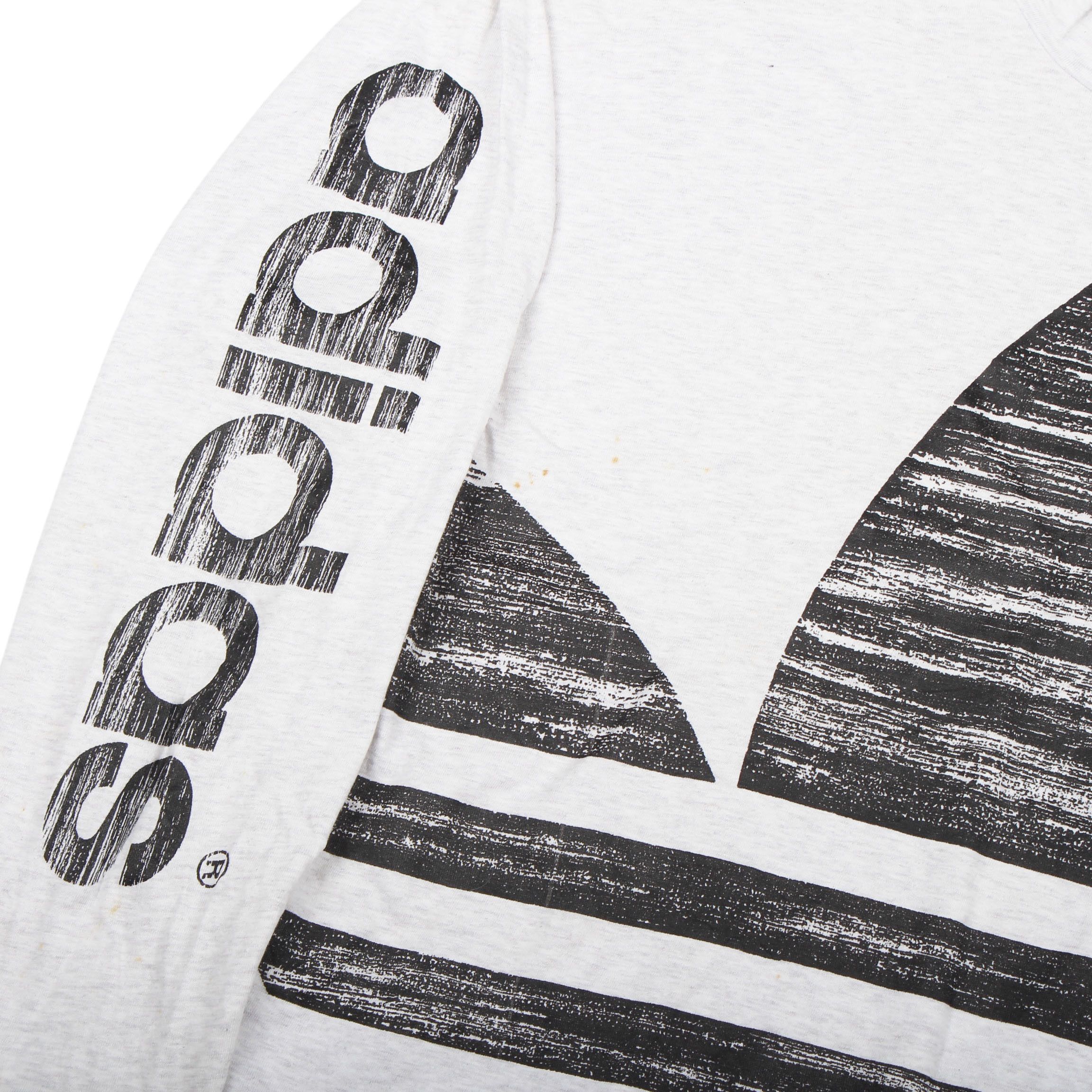 Adidas × Vintage Vintage 90s adidas T- Shirt Single Stitch Big Logo Size US L / EU 52-54 / 3 - 2 Thumbnail