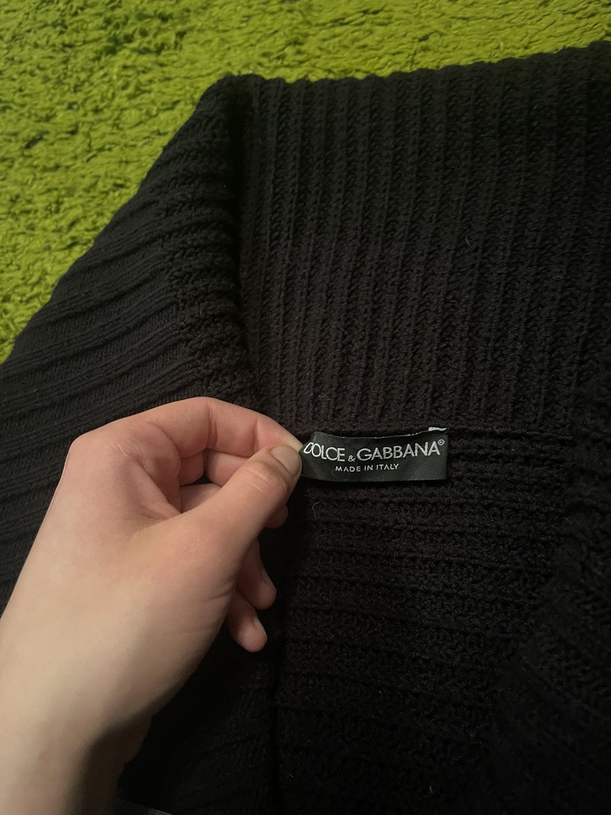 Designer × Dolce & Gabbana Dolce & Gabbana D&G ribbed knit wool blend cardigan sweater Size M / US 6-8 / IT 42-44 - 5 Thumbnail