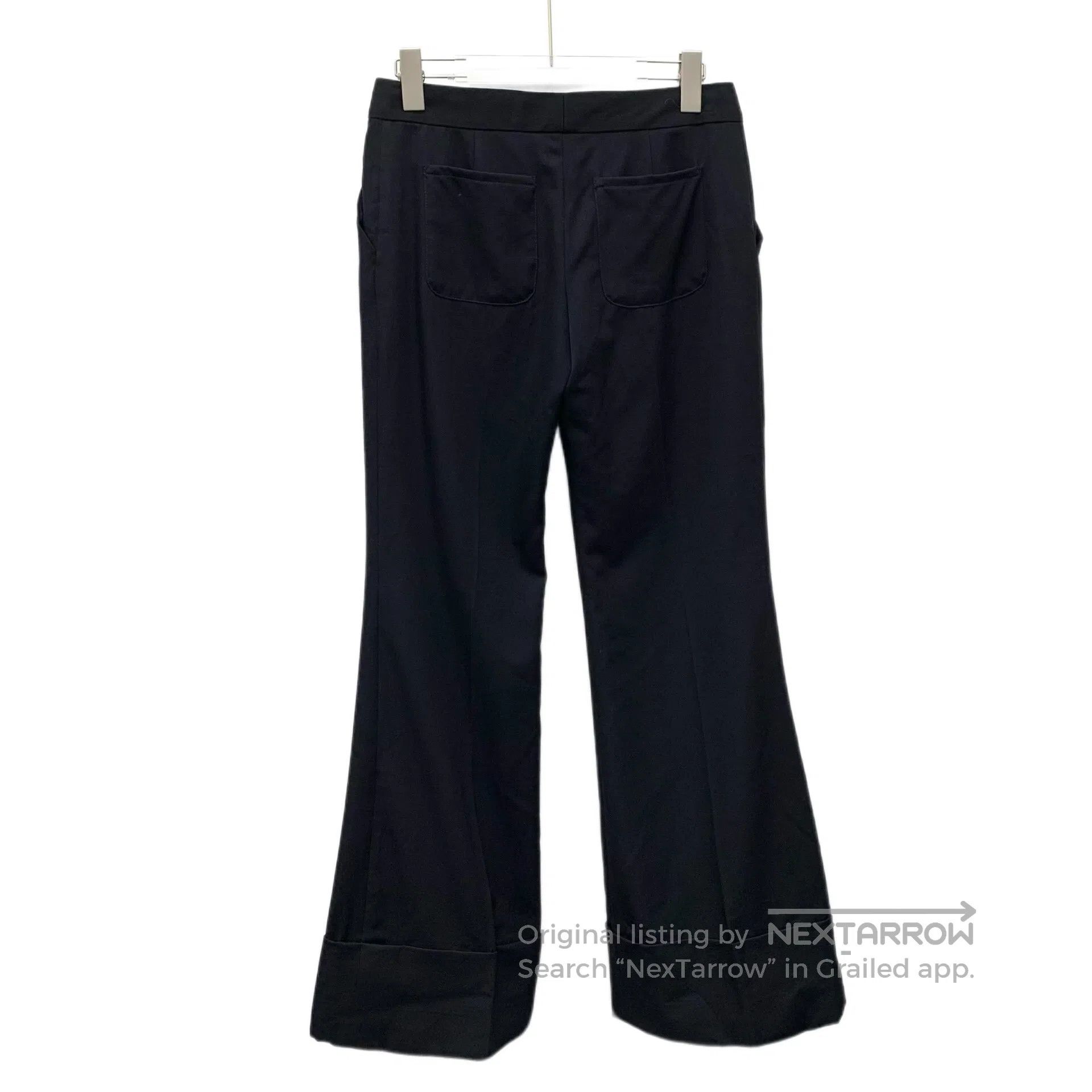 Stella McCartney Stella McCartney size M Black flare wool tailored long tro Size US 27 - 2 Thumbnail