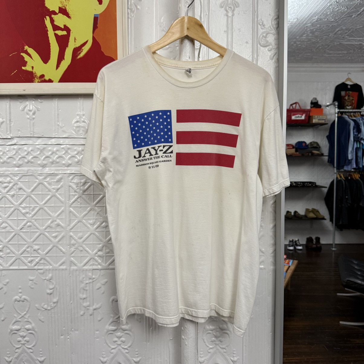 Other Jay-Z 2009 answer the call tour tshirt Size US XL / EU 56 / 4 - 1 Thumbnail