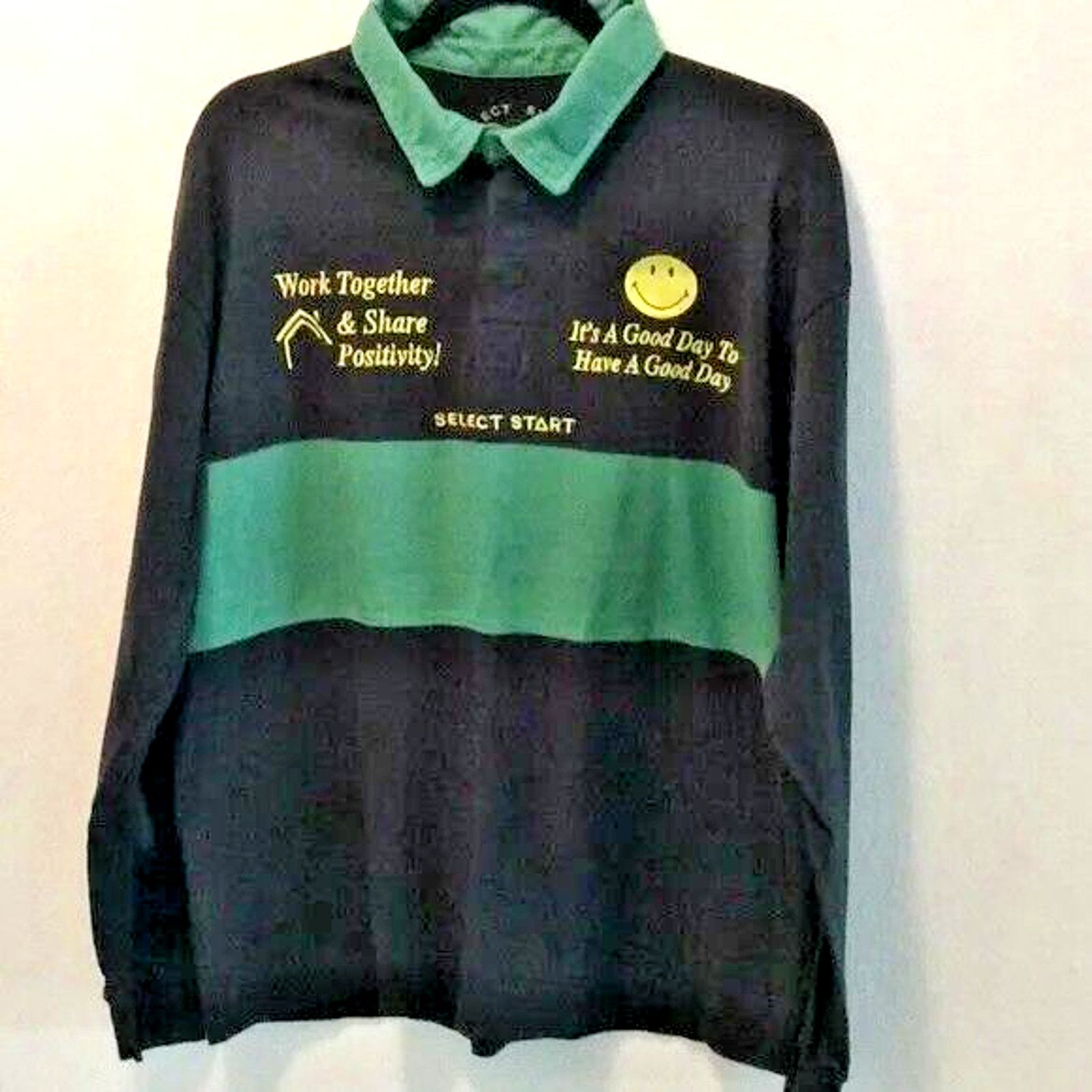 Other SMILEY ORIGINALS MEN’S BLACK COLLARED SHIRT Sz L Size US L / EU 52-54 / 3 - 2 Thumbnail