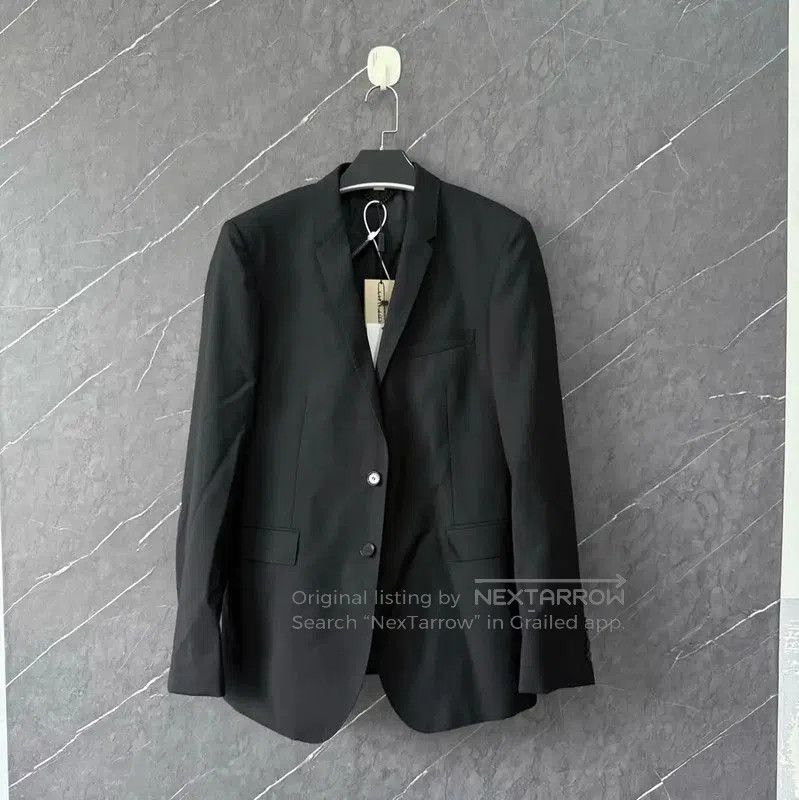 Burberry Burberry Black Cotton Men's Jacket. Size US M / EU 48-50 / 2 - 1 Thumbnail