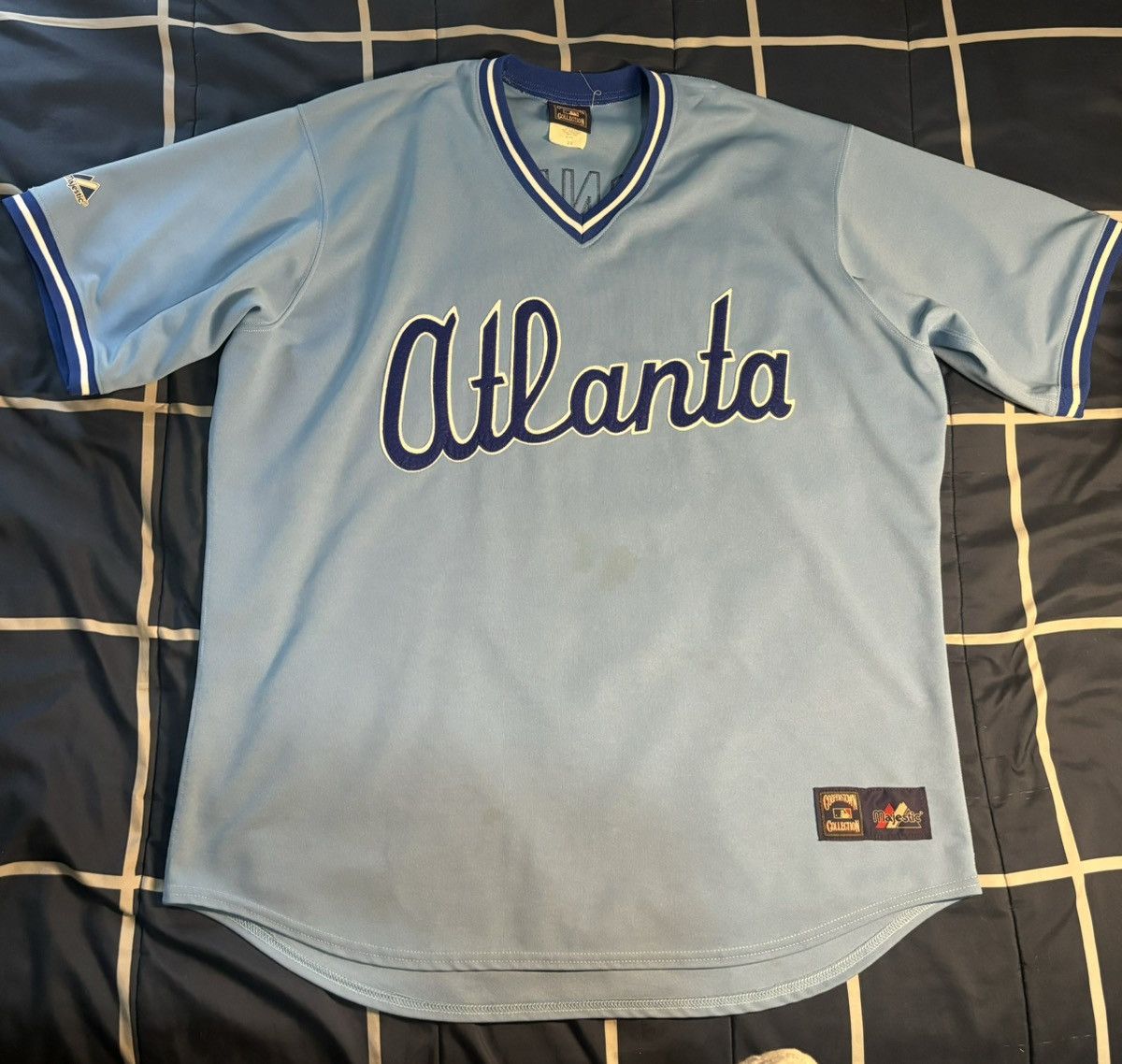Majestic Vintage Chipper Jones 1982 Atlanta Braves Jersey Size US XXL / EU 58 / 5 - 1 Thumbnail