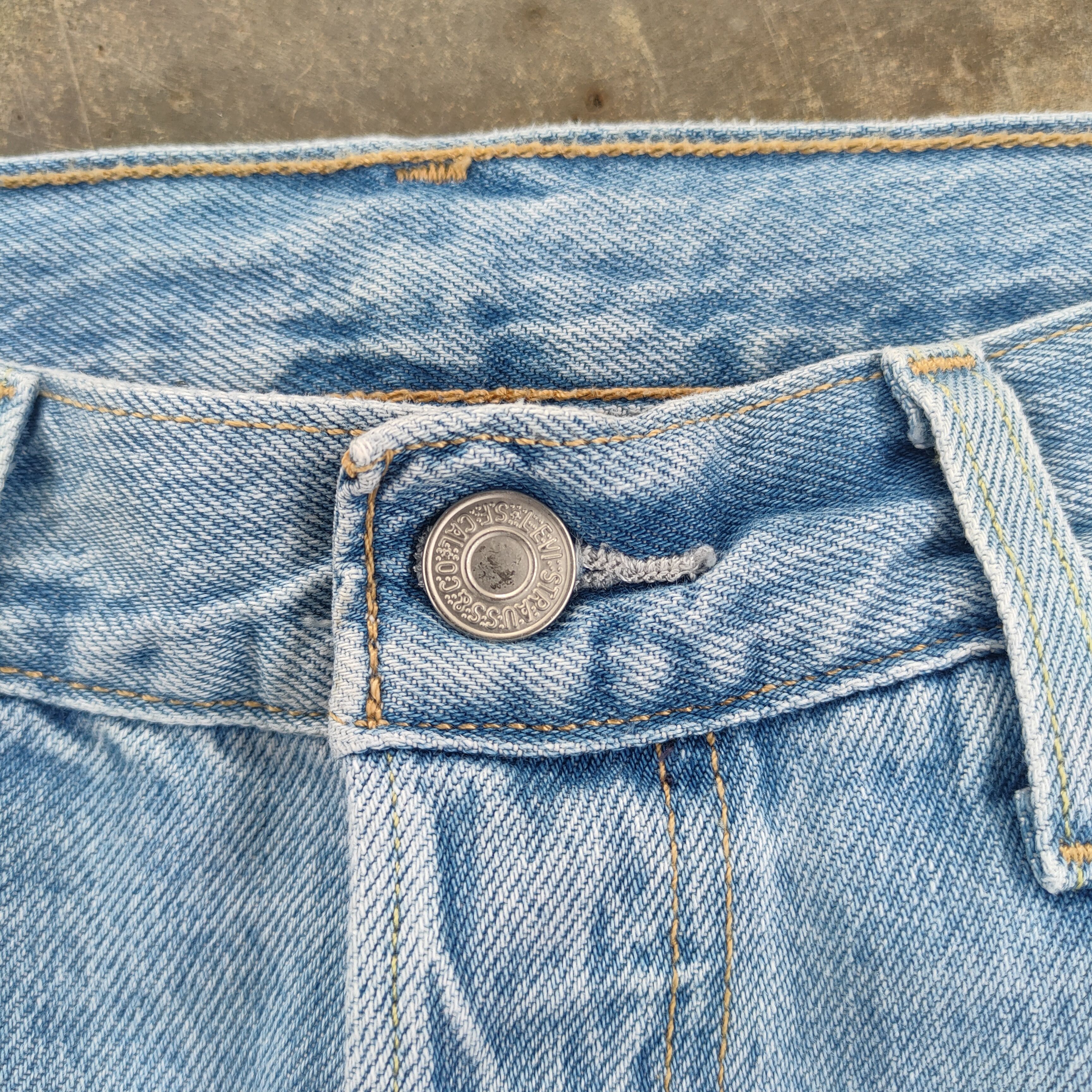Levi's LEVI'S PREMIUM 501 FADED DISTRESSED DENIM JEANS PANTS Size US 30 / EU 46 - 6 Thumbnail