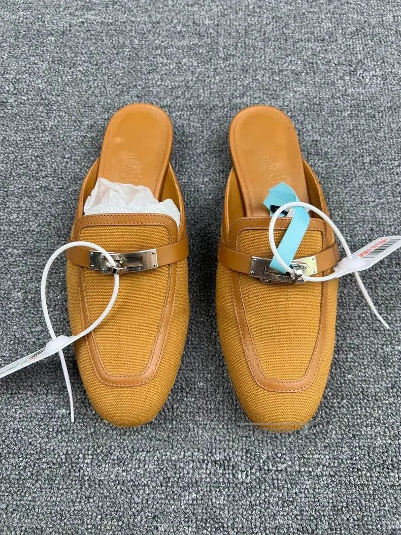 Hermes Hermes Kelly Slippers. Size US 5 / EU 37 - 3 Thumbnail