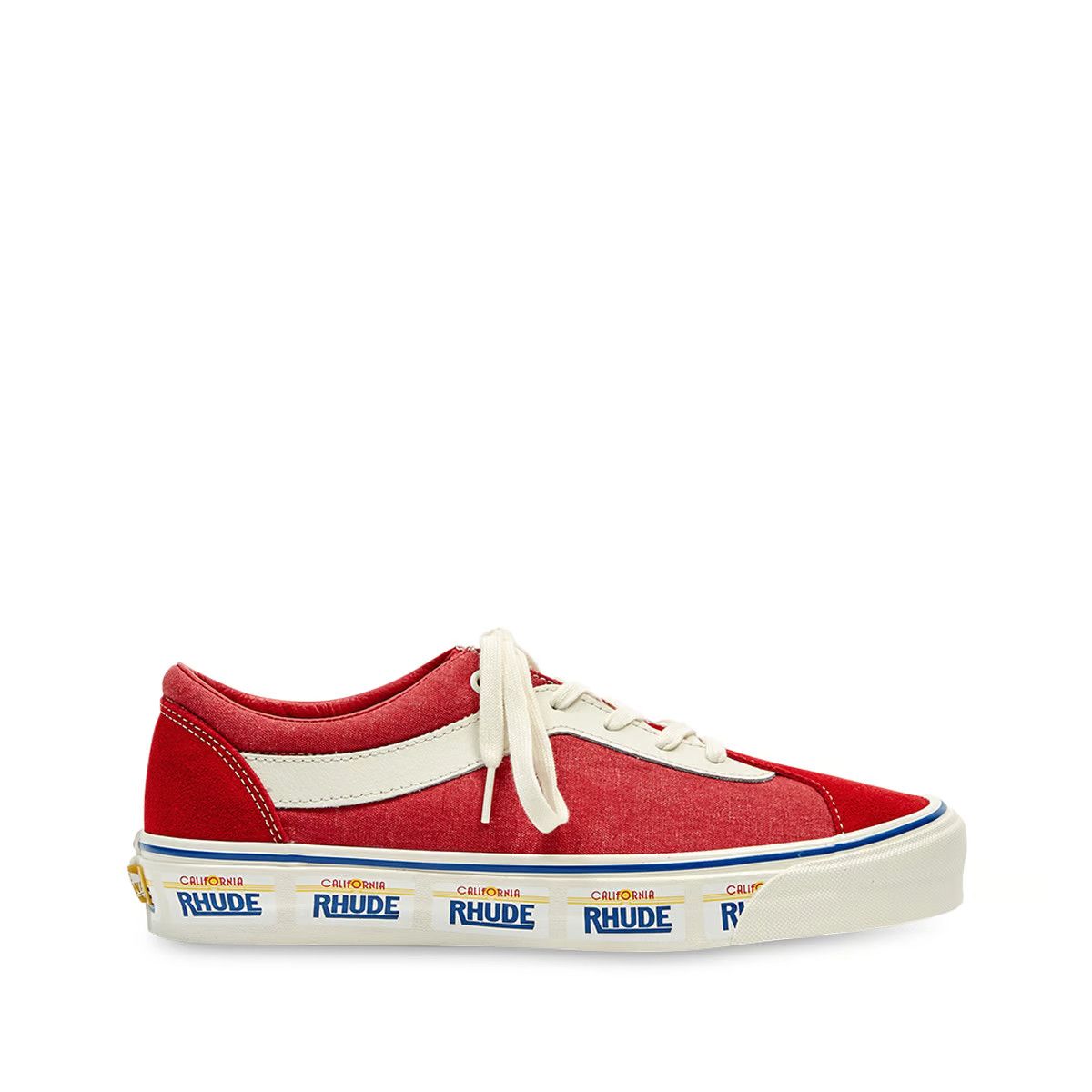 💚 2019 Rhude x Vans Bold Ni California Plate Red US 10 NEW