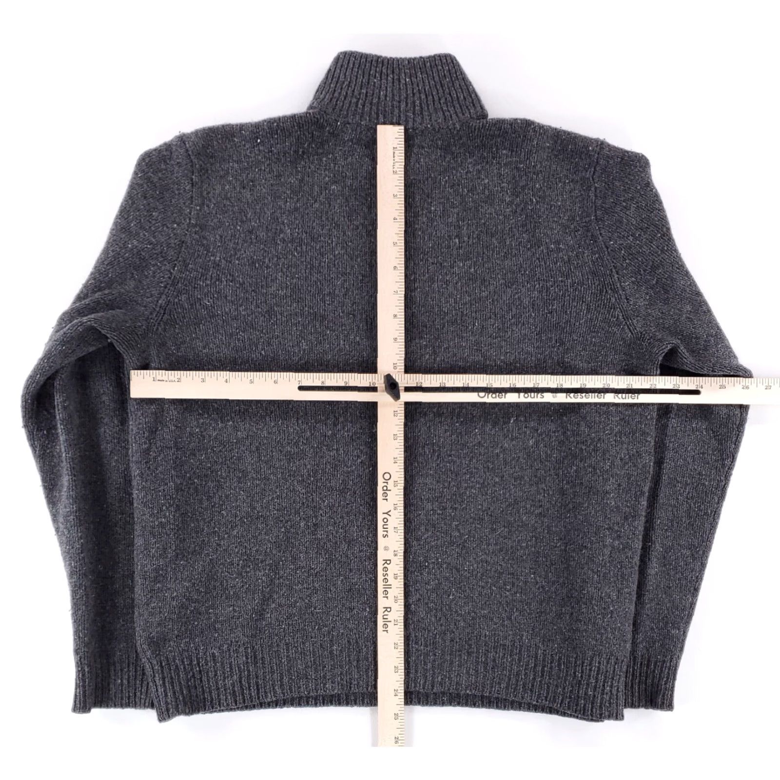 Ralph Lauren Ralph Lauren Polo Sweater 1/4 Zip Merino Wool Angora Gray L Mens Size US L / EU 52-54 / 3 - 4 Thumbnail