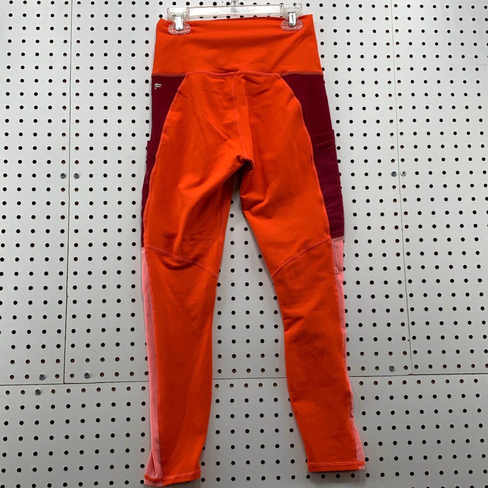 Fabletics Fabletics Powerhold Leggings Women S Orange Pull On High Rise Tight Pants 23x24 Size 40" / US 18 - 4 Thumbnail
