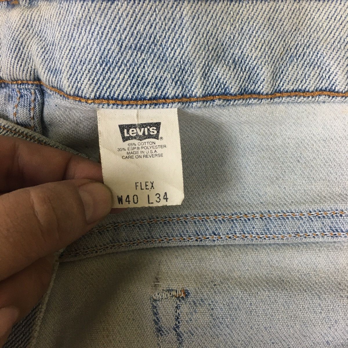 Levi's Vintage Clothing Vintage 90s Levi’s 540 Brown Label Flex Jeans Size US 40 / EU 56 - 10 Thumbnail