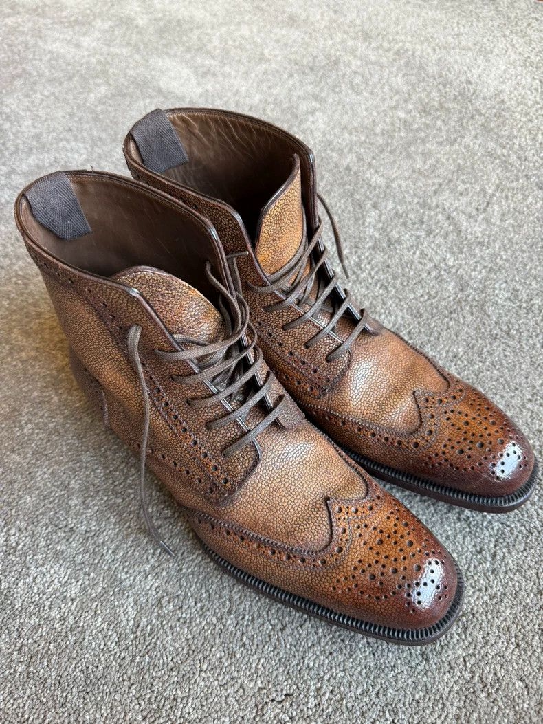 Thom Browne Thom Browne Men's leather boots Size US 8 / EU 41 - 1 Thumbnail