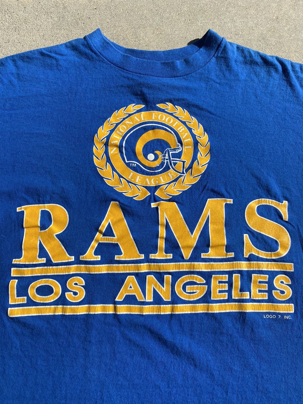 Logo 7 × NFL × Vintage VINTAGE Los Angeles Rams Tee Size US M / EU 48-50 / 2 - 2 Thumbnail