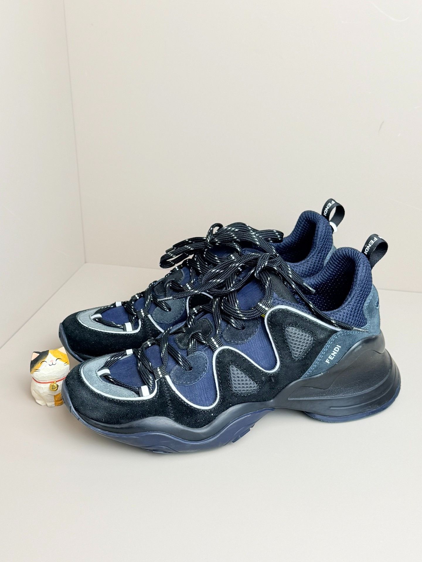 Fendi Fendi Hiking Blue Lowtop Sneakers 9 Men Size US 9 / EU 42 - 1 Thumbnail