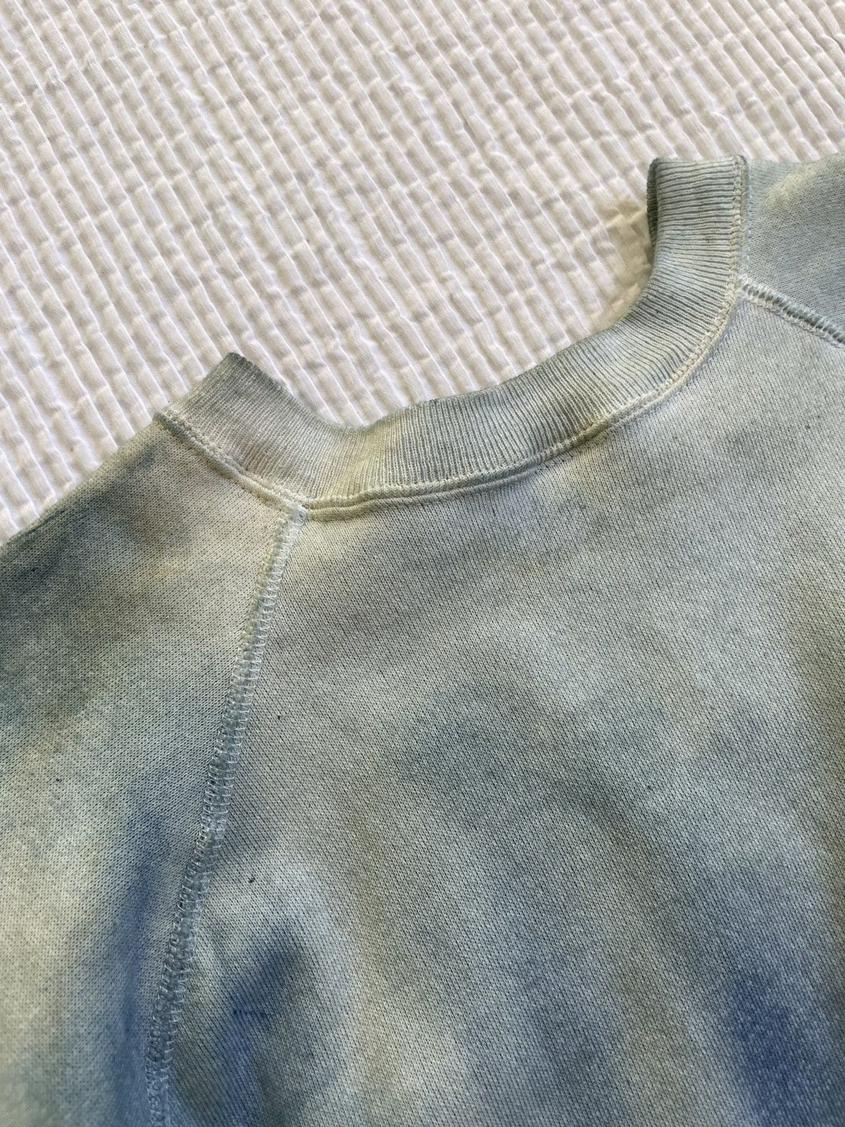 Indigo Indigo Dyed Sun Faded Crewneck Sweatshirt Size US L / EU 52-54 / 3 - 16 Thumbnail