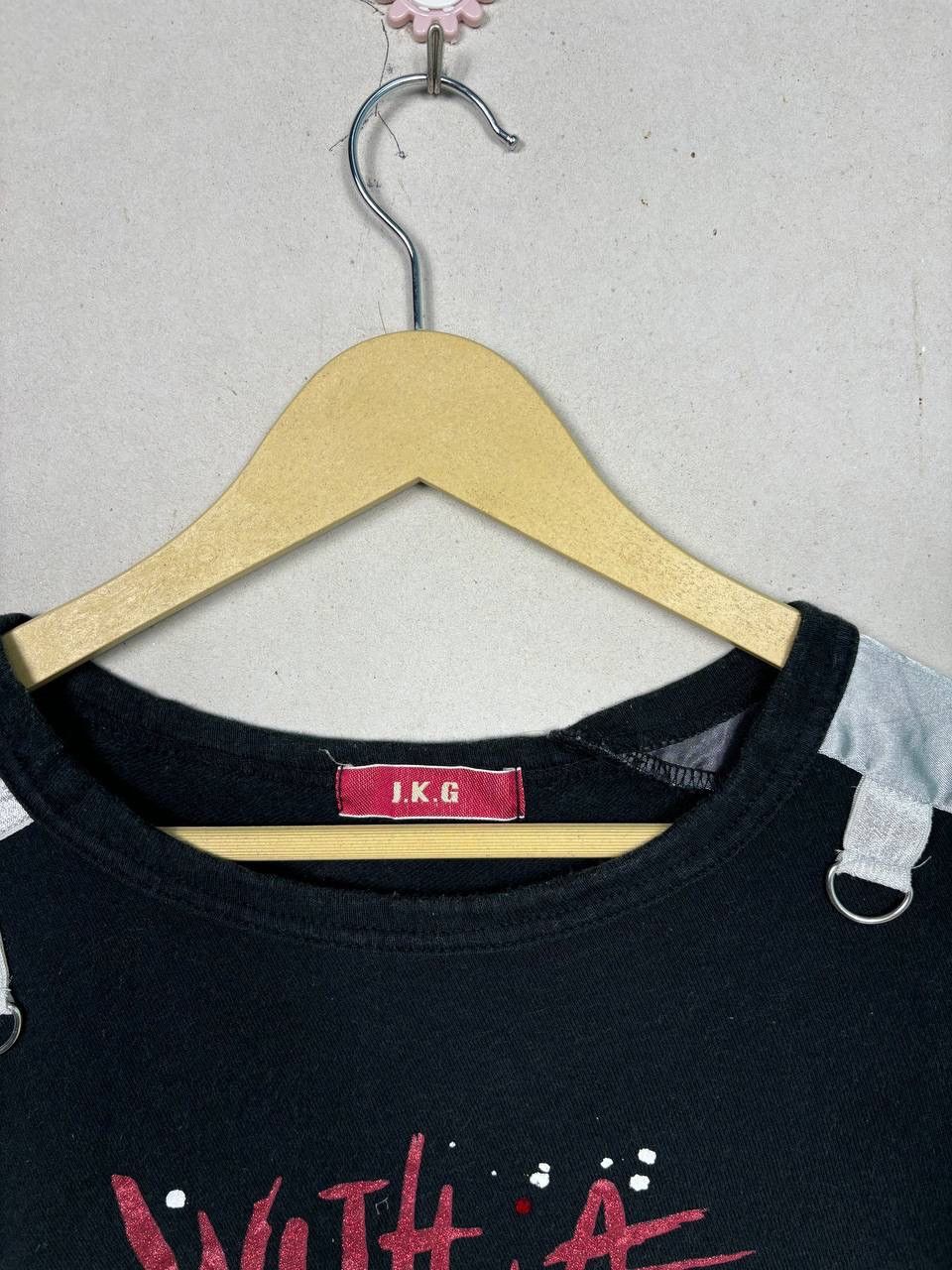 Japanese Brand Vintage J.K.G Japanese Archive Punk Asymmetric Graphic Top M Size M / US 6-8 / IT 42-44 - 4 Thumbnail
