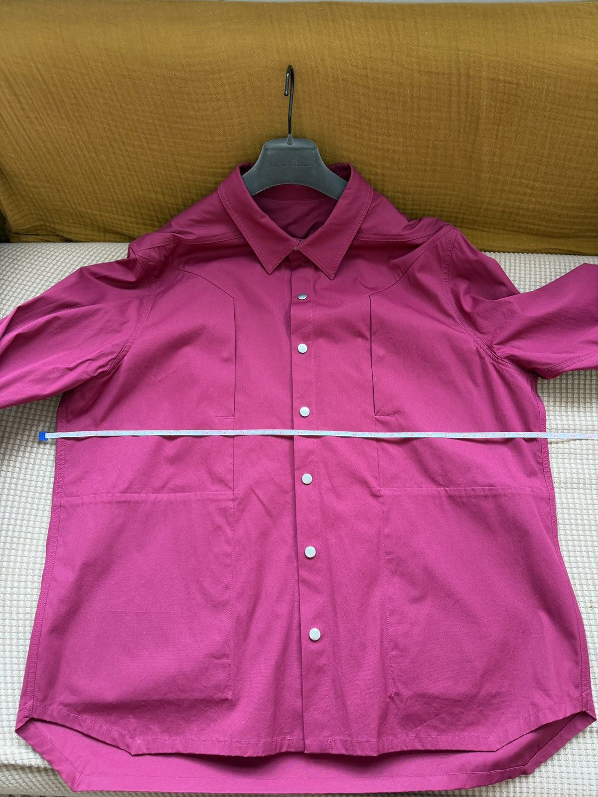 Rick Owens EDFU FOGPOINT OVERSHIRT Size US XL / EU 56 / 4 - 5 Thumbnail