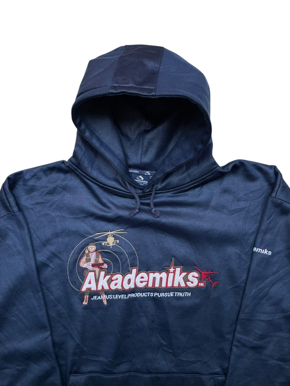 Rap Tees Akademiks Big Logo Hip Hop Rap Hoodie DMX Y2K Size US XXL / EU 58 / 5 - 3 Thumbnail