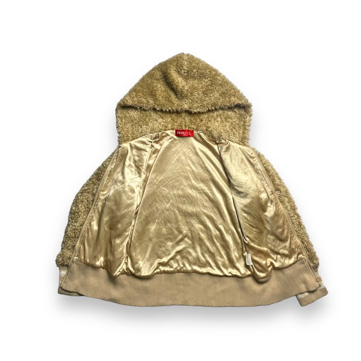 Fiorucci FIORUCCI FLEECE EMBROIDERED SPELL OUT BOMBER JACKET Size S / US 4 / IT 40 - 3 Thumbnail