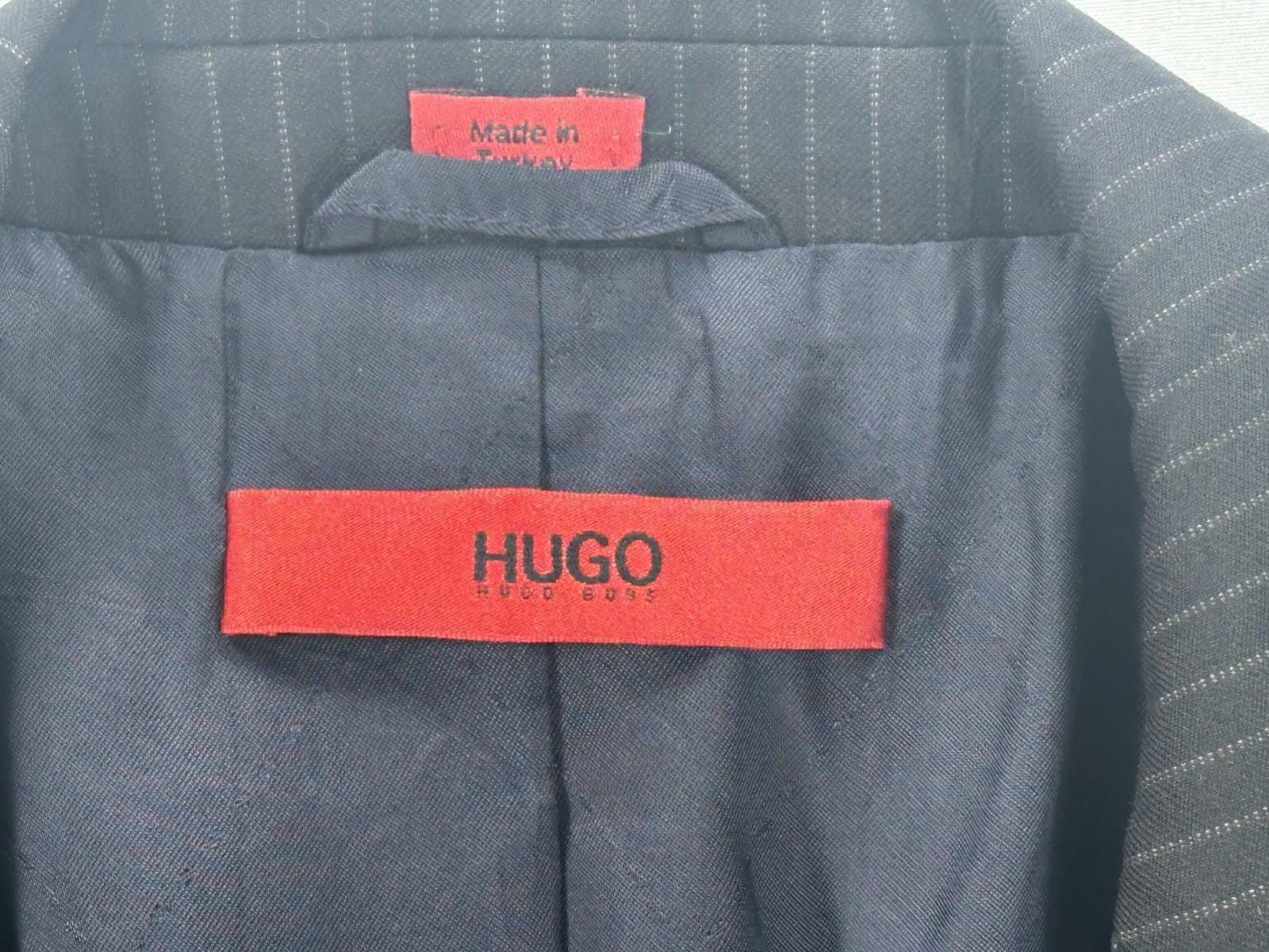 Hugo Boss Hugo Boss Men's 40S Black 100% Virgin Wool Suit Jacket Size 40S - 7 Thumbnail