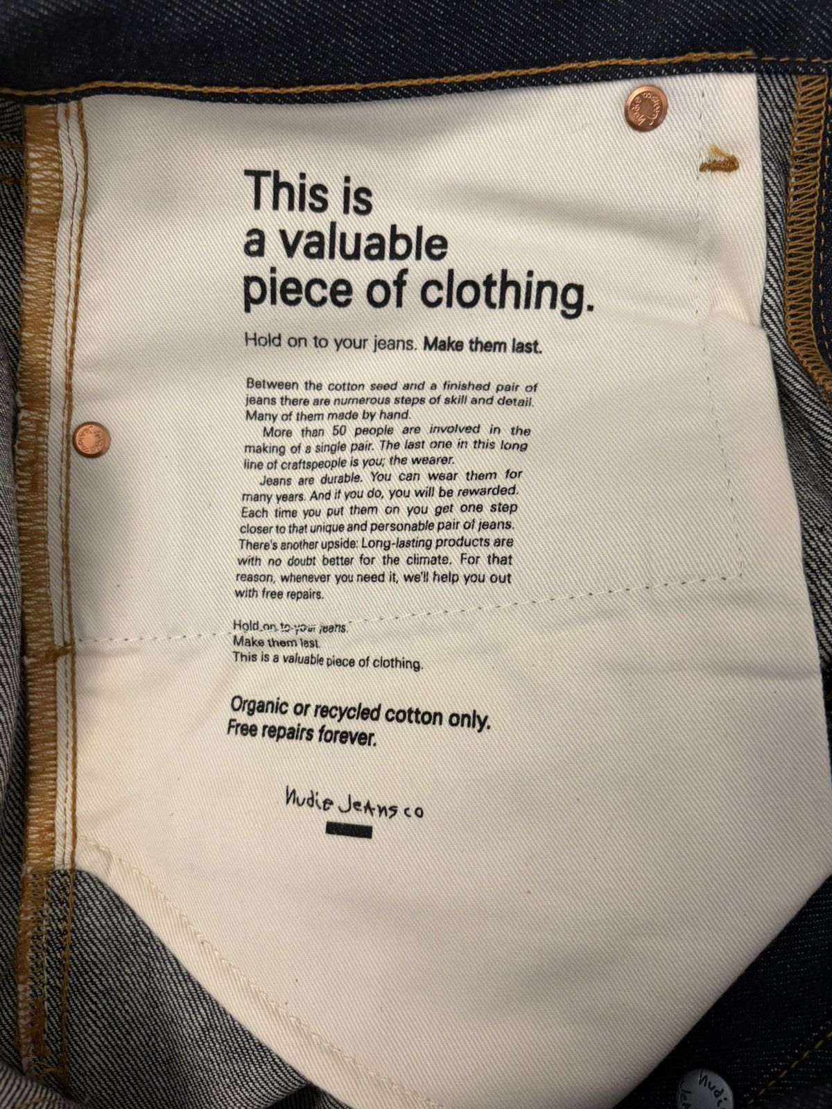 Nudie Jeans Nudie Jeans - Tuff Tony Dry Ace Selvage 30/32 Size US 30 / EU 46 - 8 Thumbnail