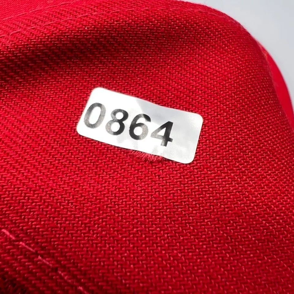 New Era Tampa Bay Rays Hat Men 7 5/8 Red 59Fifty New Era Fitted Cap Size ONE SIZE - 8 Thumbnail