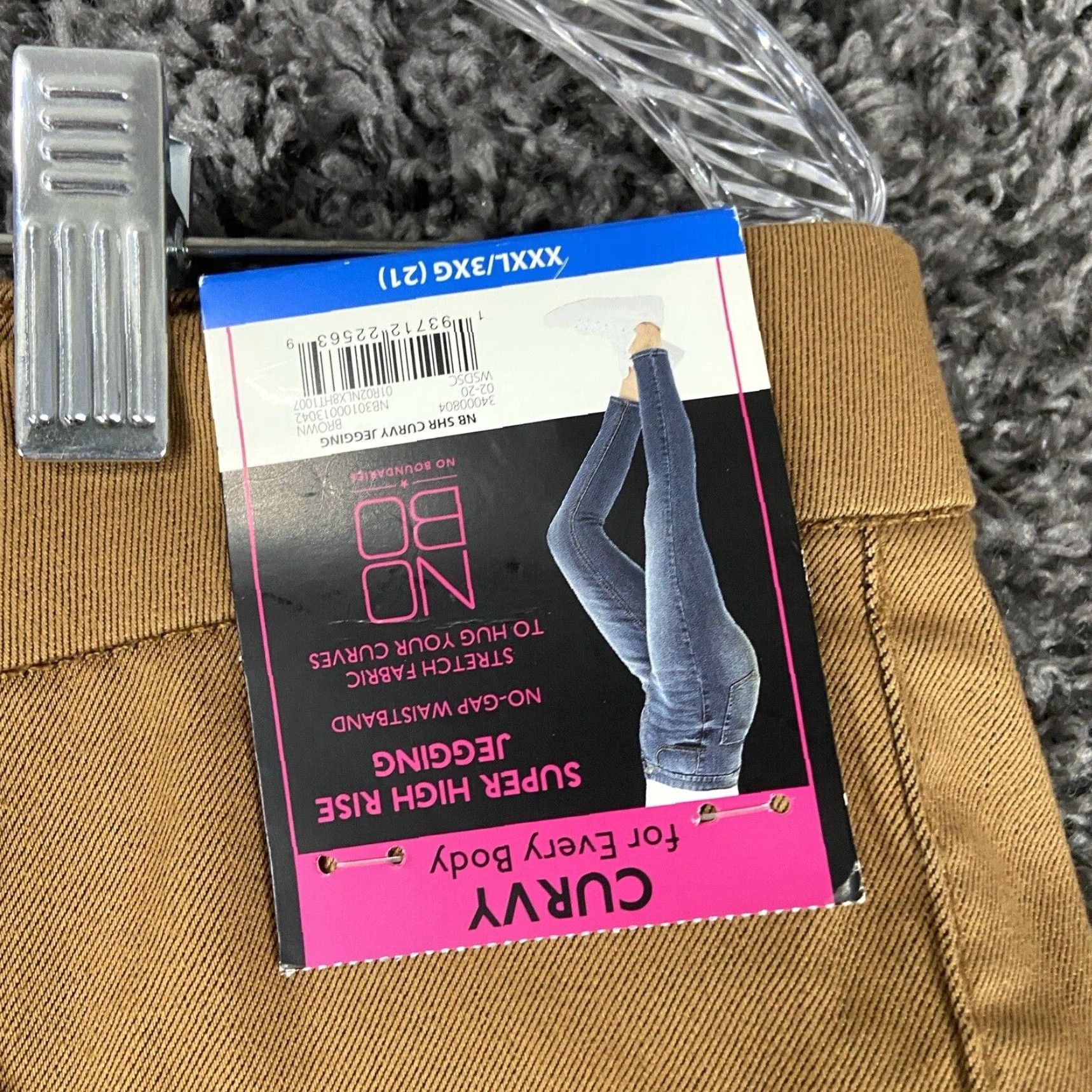 Gap VINTAGE? No, it's Gap No Boundaries Super High Rise Jegging No Gap Waistband Curvy Women's 3XL Brown Jeans Size 40" / US 18 - 4 Thumbnail