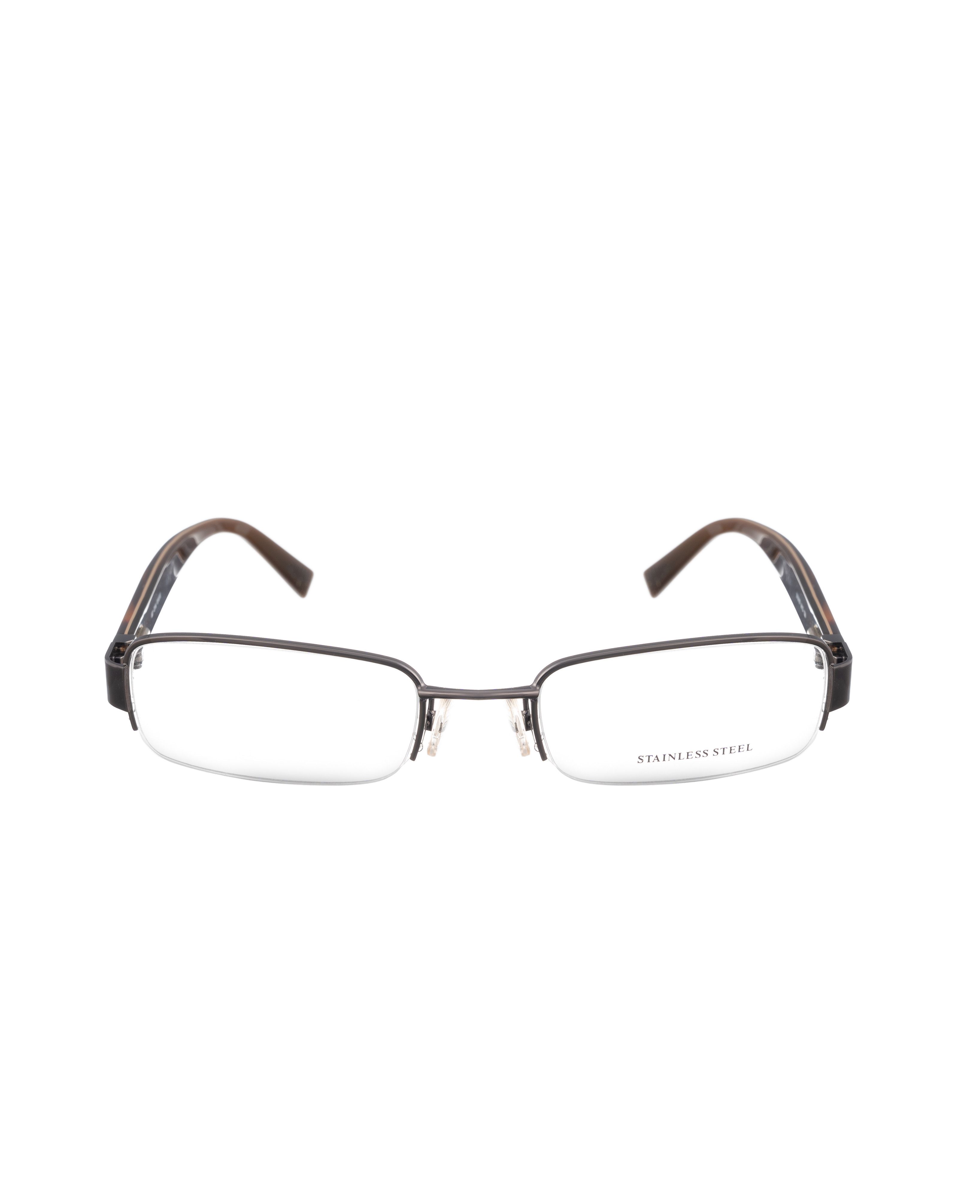 Diesel 00s Half Rim Metal & Havana Brown Glasses