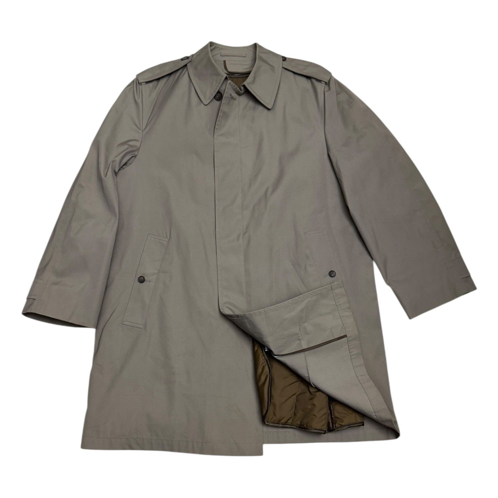 London Fog LONDON FOG Vintage Tan Luxury Winter Trench Coat 40R Size US L / EU 52-54 / 3 - 6 Thumbnail