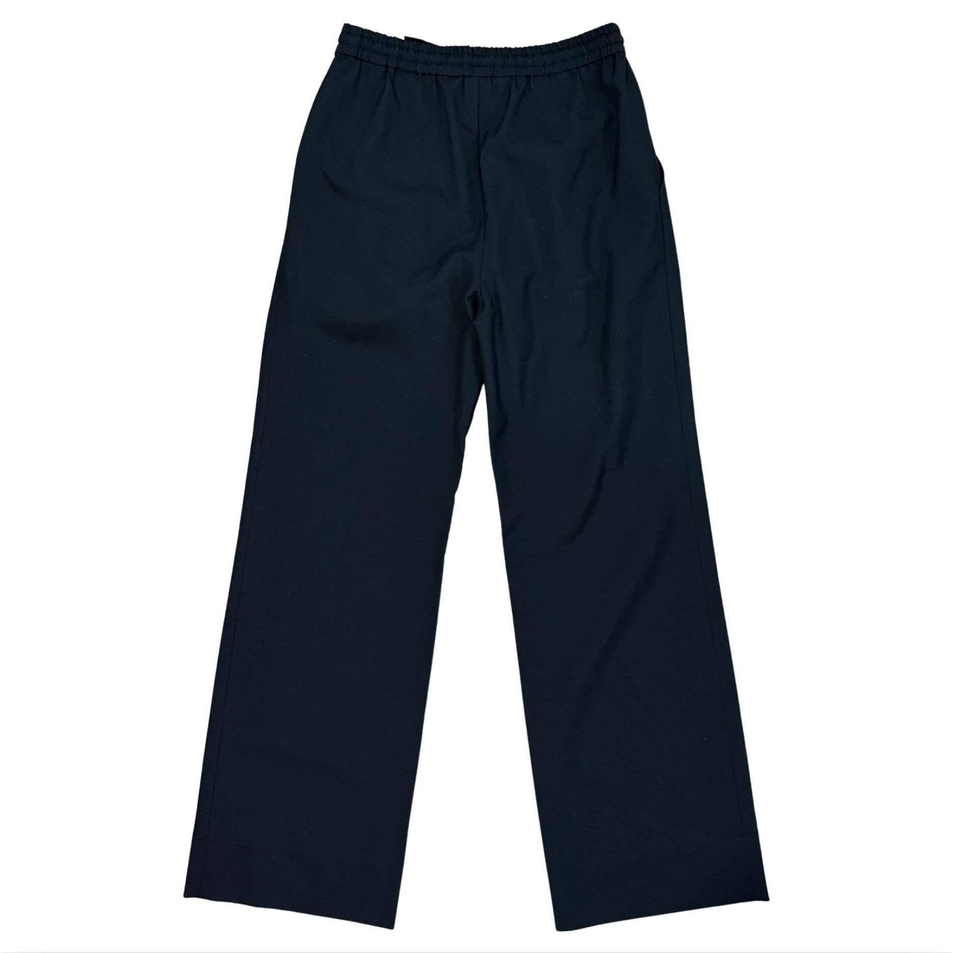 Other ZINŌ Nino Black Wool Blend Elastic Waist Trouser $381 EUC S Size 28" / US 6 / IT 42 - 4 Thumbnail