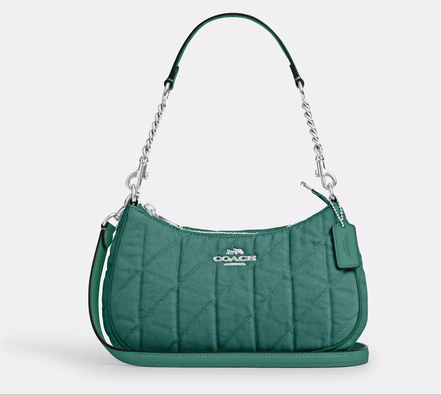 Coach Teri Shoulder Bag CBG86 Ivy/Green Size ONE SIZE - 4 Thumbnail
