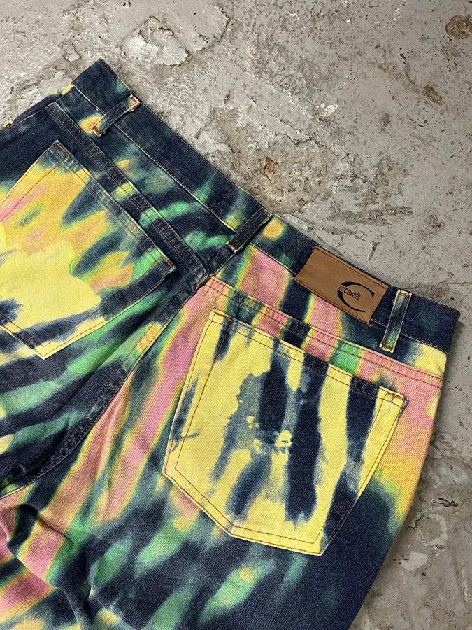 Just Cavalli × Vintage SS2002 Cavalli Hallucination Psycho Pants Size 27" / US 4 / IT 40 - 8 Thumbnail