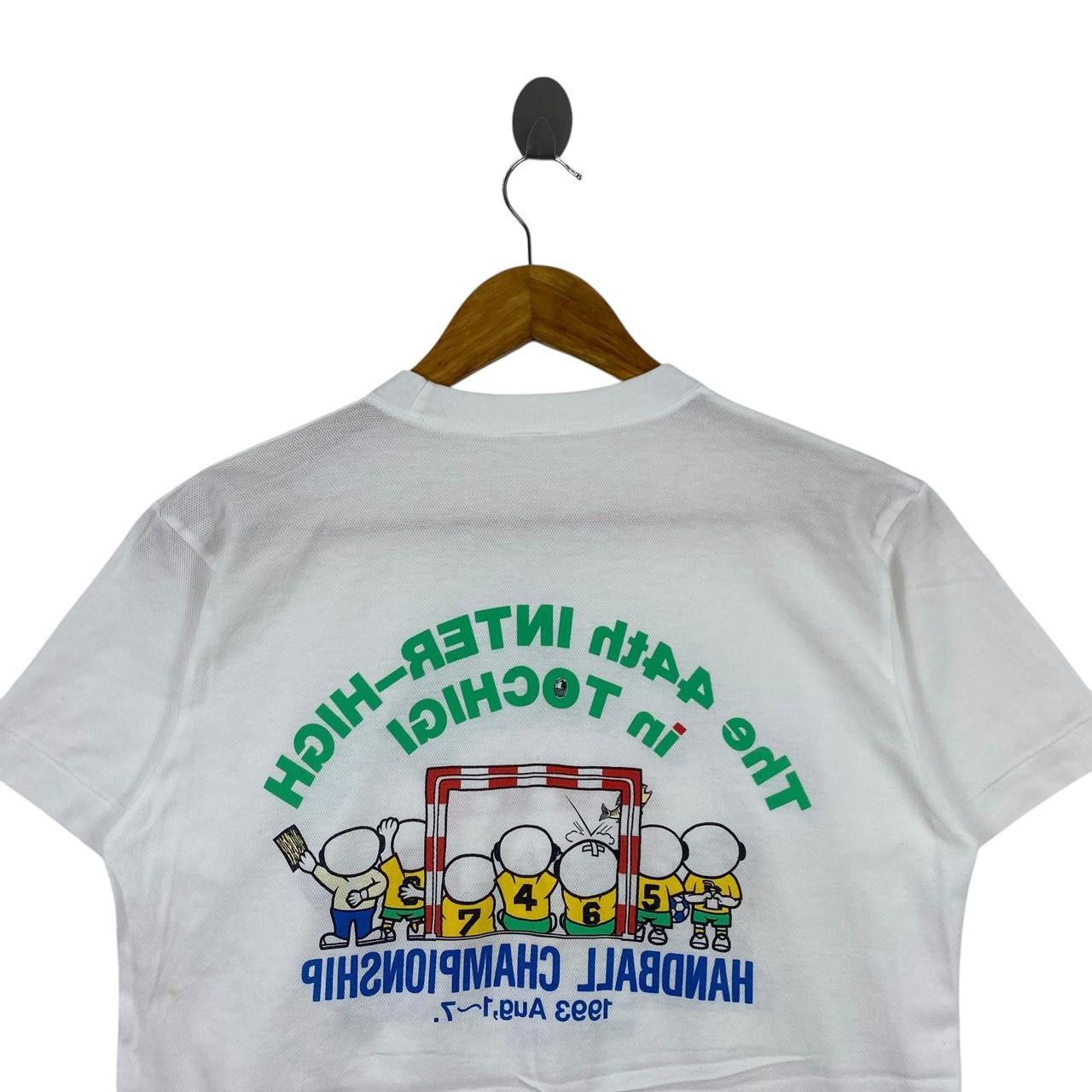 Vintage Vintage 1993 TOCHIGI HANDBALL CHAMPIONSHIP Tee Shirt Top Size S / US 4 / IT 40 - 5 Thumbnail