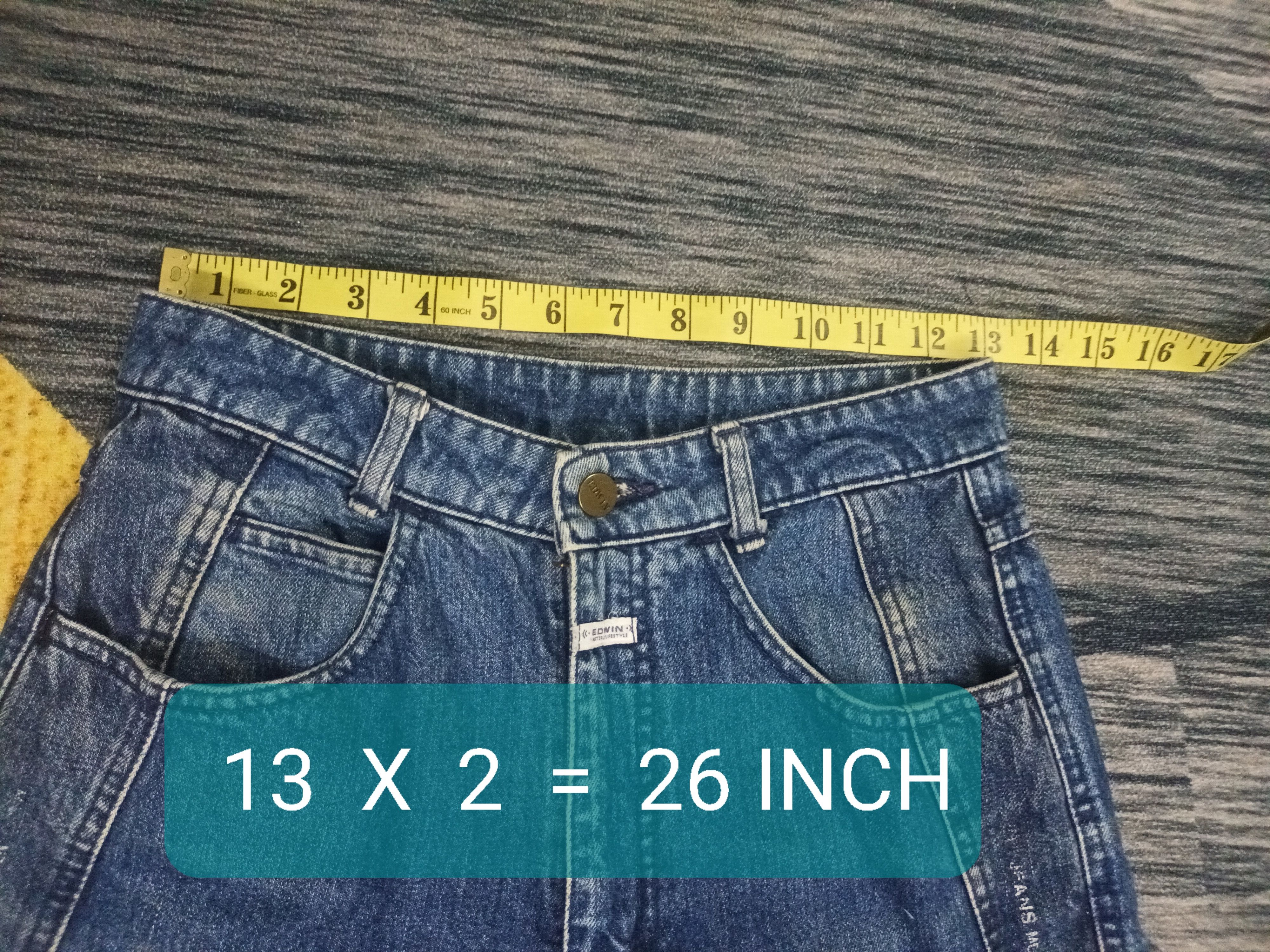 Edwin 🔥 EDWIN RARE DESIGN DENIM PANTS 🔥 Size 26" / US 2 / IT 38 - 10 Thumbnail