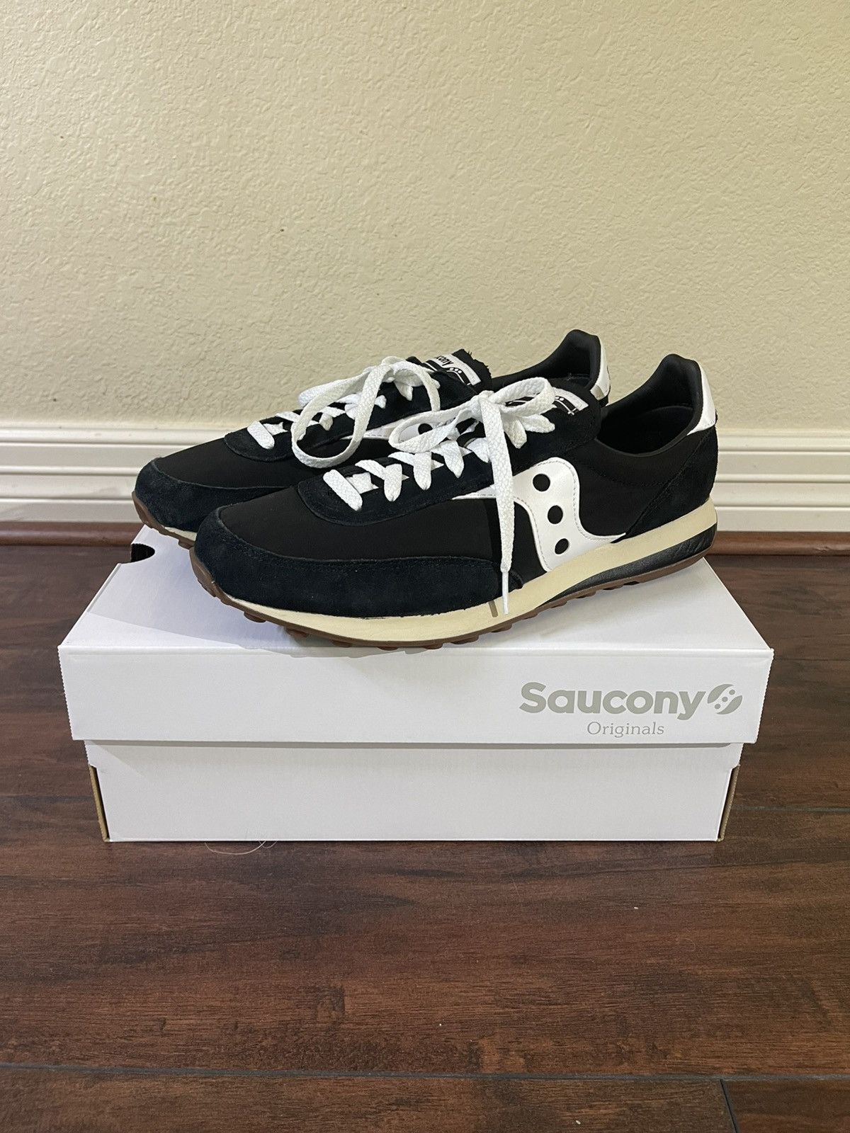 Saucony Trainer 80 - Black/White - US10