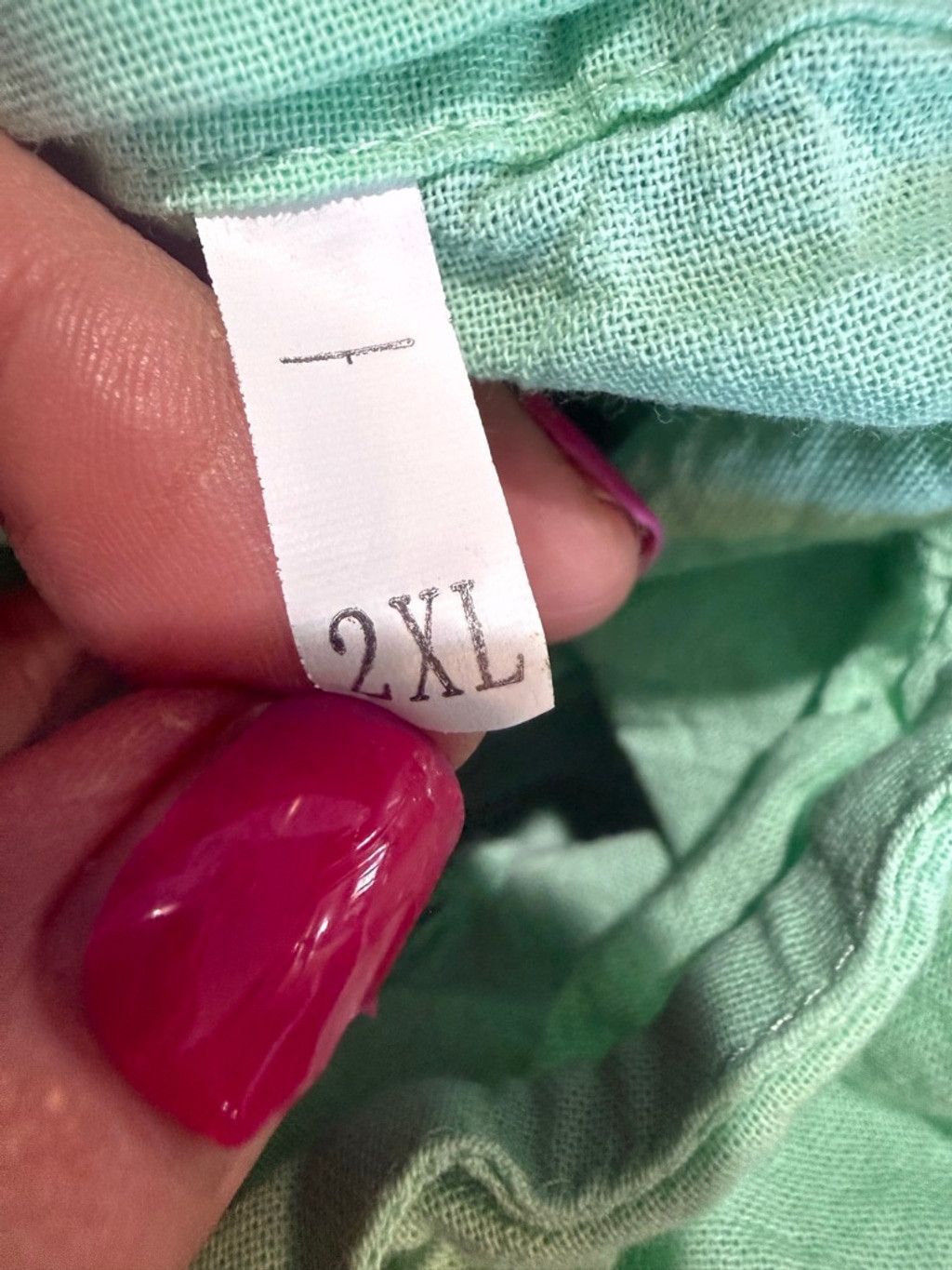 The Unbranded Brand Women's Unbranded Long Sleeve Tee 2X Mint Green Size XXL / US 16-18 / IT 52-54 - 7 Thumbnail