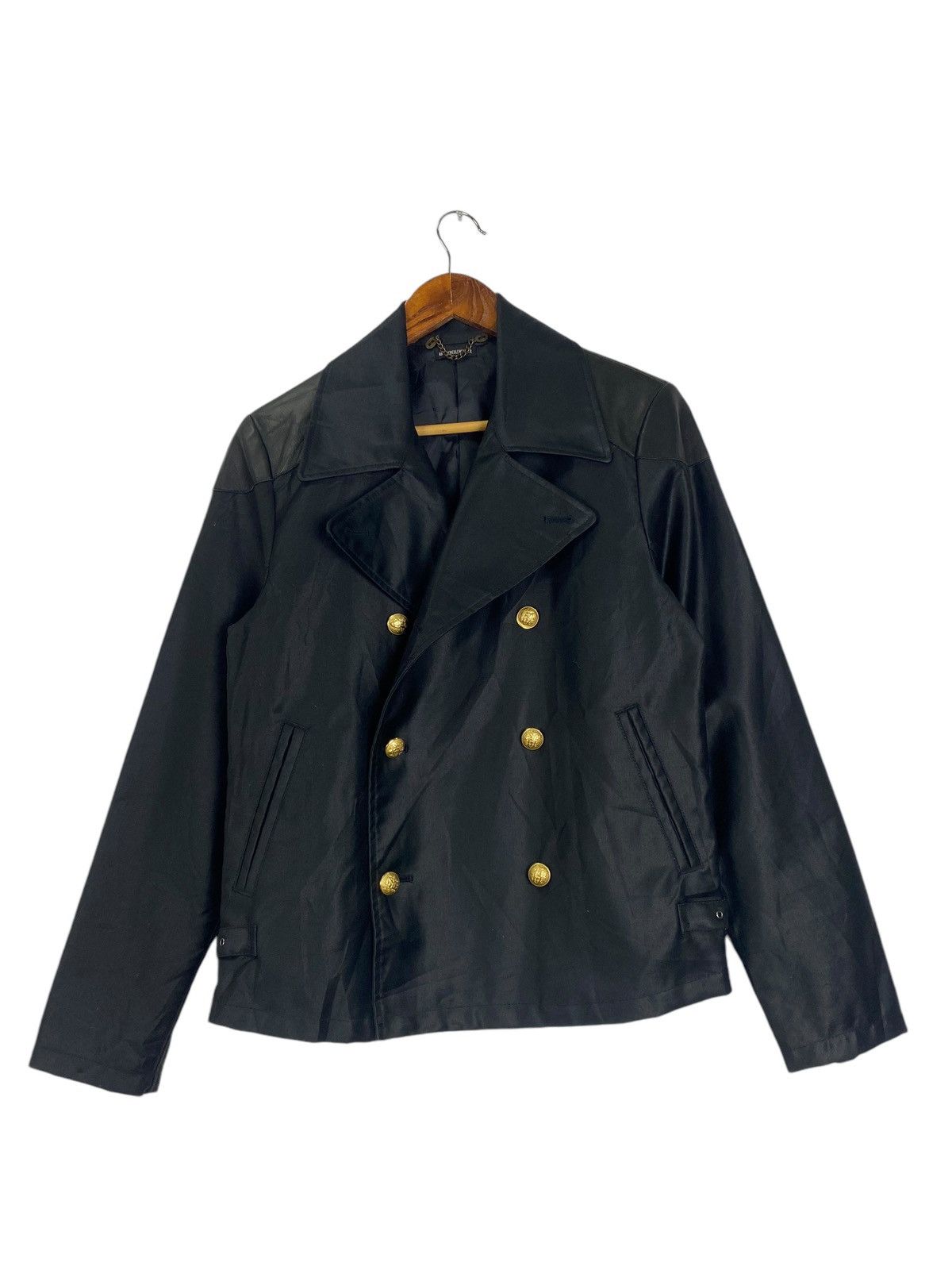 Ann Demeulemeester Ann Demeulemeester shoulder leather Jacket nice design Size US M / EU 48-50 / 2 - 1 Thumbnail