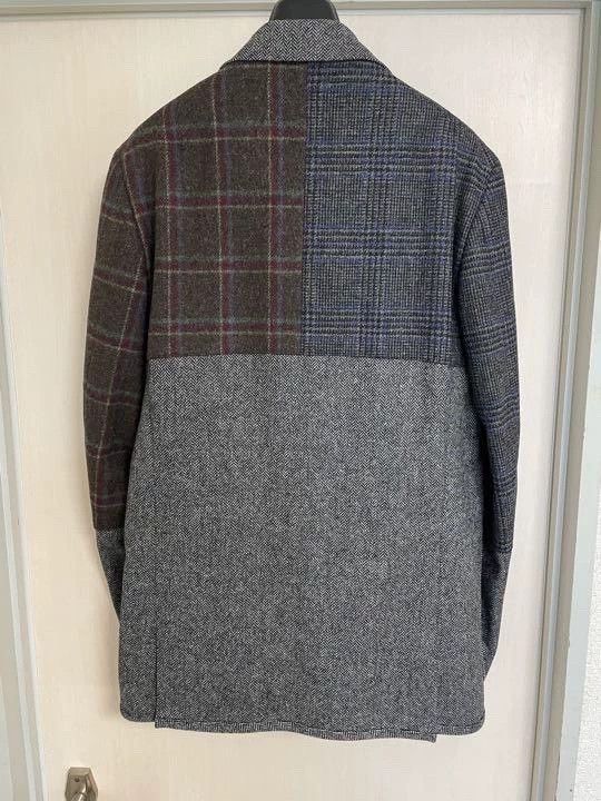 Comme des Garcons Comme Des Garcons Patchwork plaid striped blazer jacket Size M / US 6-8 / IT 42-44 - 2 Thumbnail