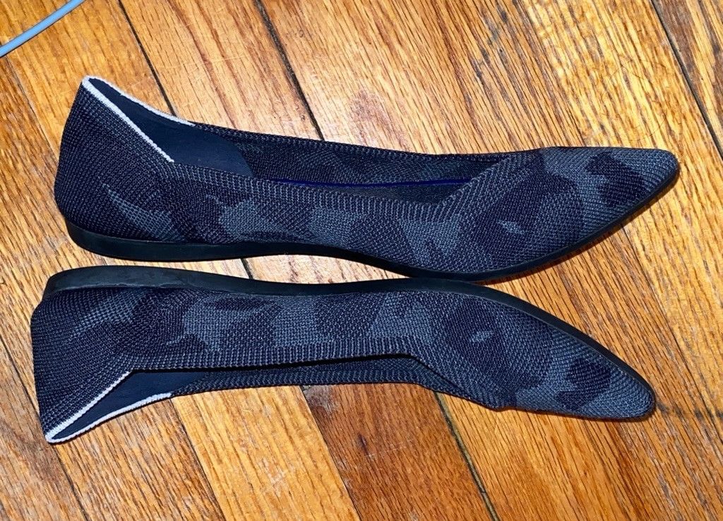 Rothy's Rothy's The Point Black flat w/ White Halo size 8.5 Size US 8.5 / IT 38.5 - 4 Thumbnail