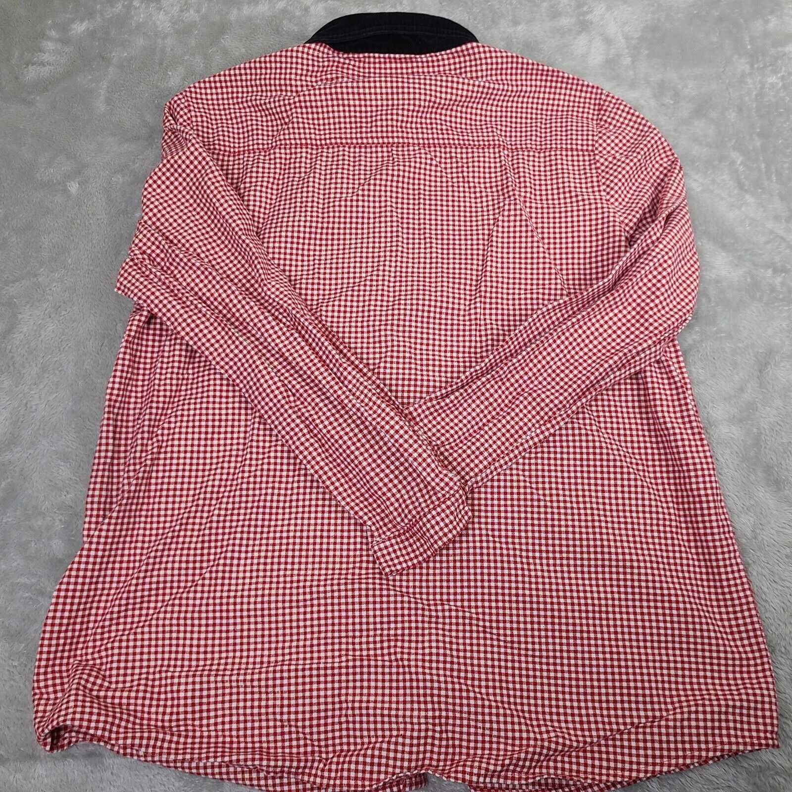 Vintage Bobbie Brooks Woman Red White Checked Christmas Mittens Butt Size XXL / US 16-18 / IT 52-54 - 9 Thumbnail