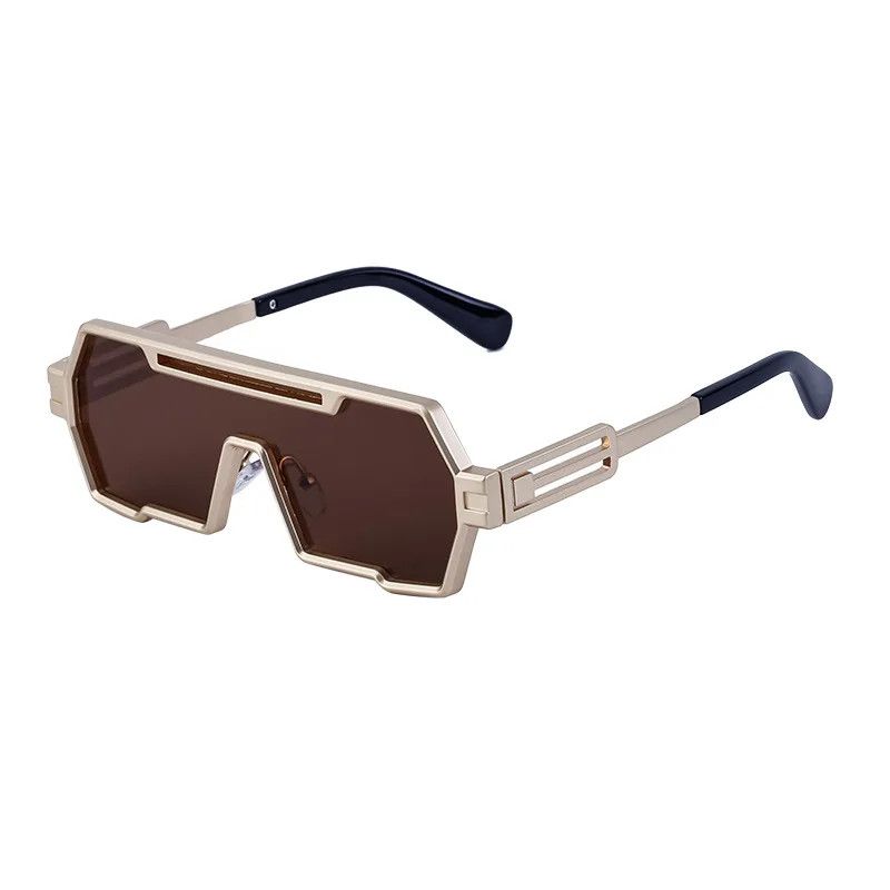 Vintage Vintage Metal Golden Brown Sunglasses Size ONE SIZE - 2 Thumbnail