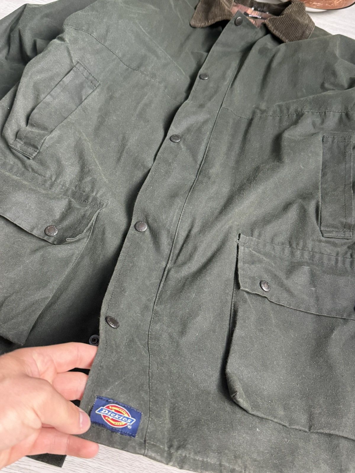 Dickies × Vintage Vintage Dickies Wax Jacket Size US L / EU 52-54 / 3 - 3 Thumbnail