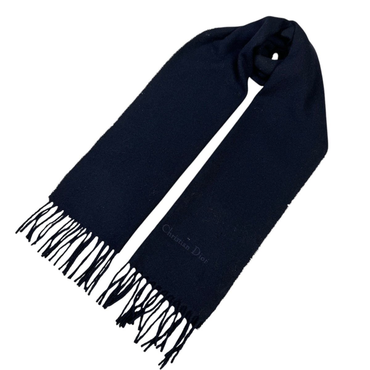Christian Dior Monsieur Christian Dior Plain Scarf / Muffler / Neckwear - as009 Size ONE SIZE - 1 Thumbnail