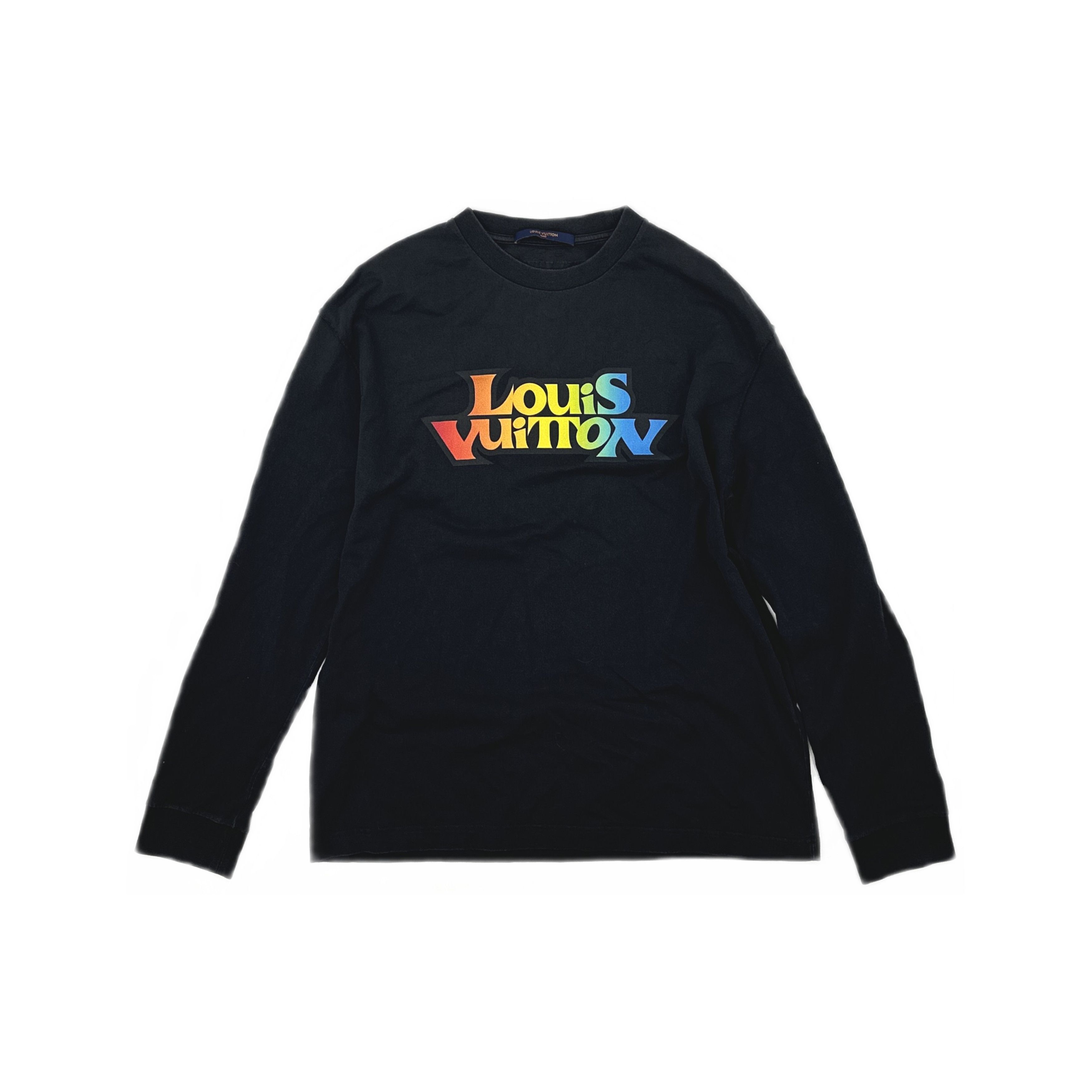 Louis Vuitton Louis Vuitton Rainbow Logo Long Sleeve T-Shirt Size S Size US S / EU 44-46 / 1 - 1 Thumbnail