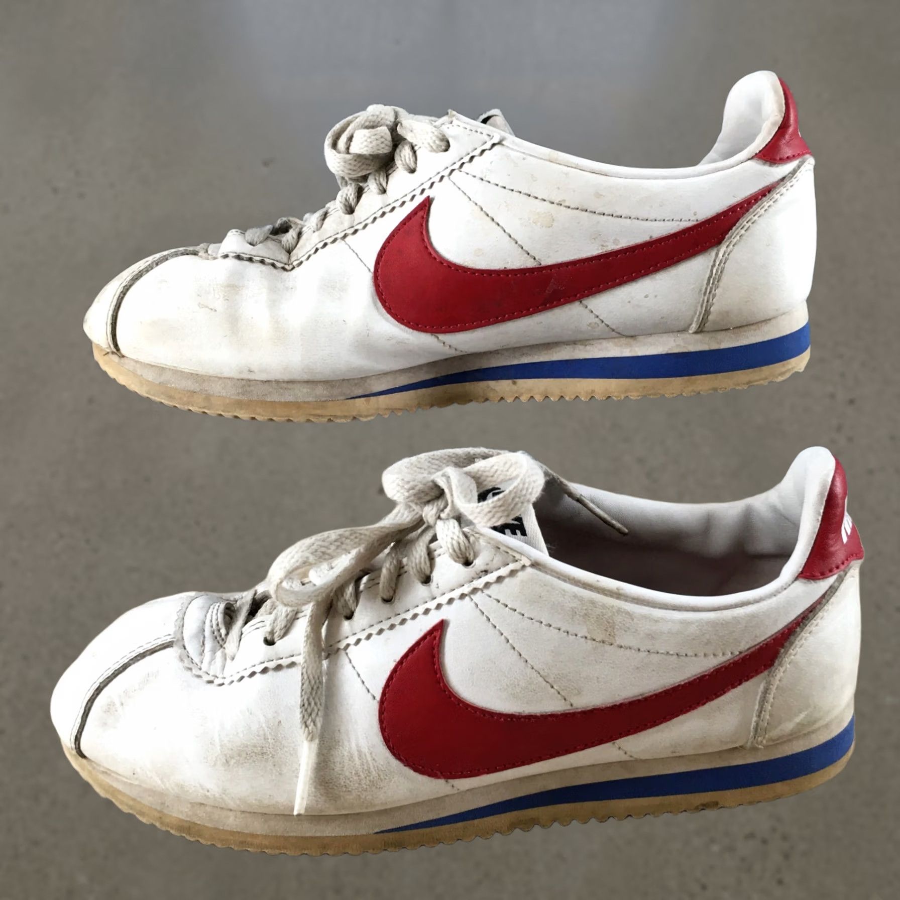 Nike Nike Cortez Womens Sneaker 8.5 White Casual Lace Up Round Toe Classic 807471103 Size US 9 / IT 39 - 1 Thumbnail