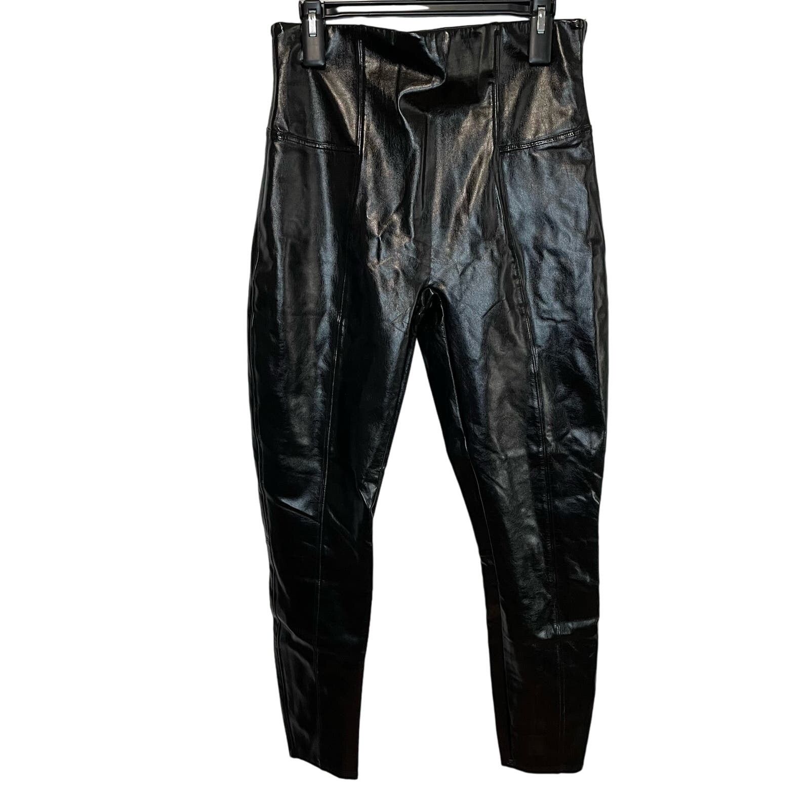 Spanx Spanx Faux Patent Leather Leggings XL Womens Pull On Shine Size 36" / US 14 / IT 50 - 1 Thumbnail