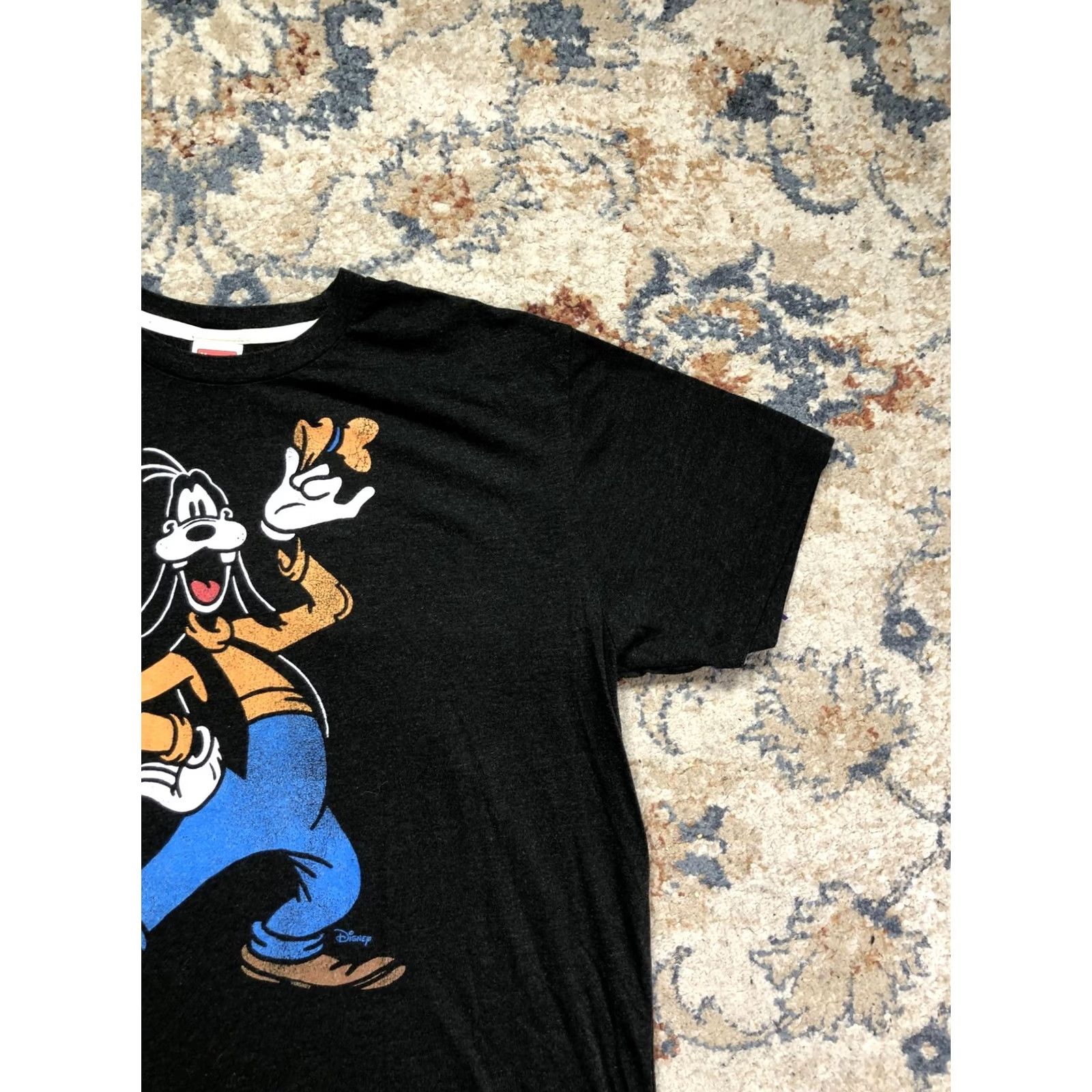 Disney Homage Goofy Shirt Mens XL Black Disney Graphic Tee Crewneck Cartoon Shirt Men Size US XL / EU 56 / 4 - 4 Thumbnail